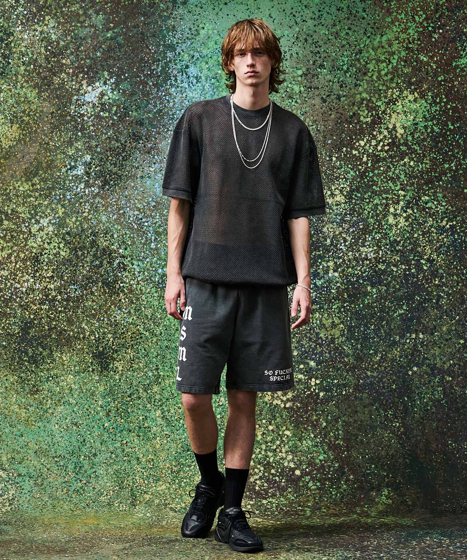 VINTAGE GARMENT DYE SWEAT SHORTS
