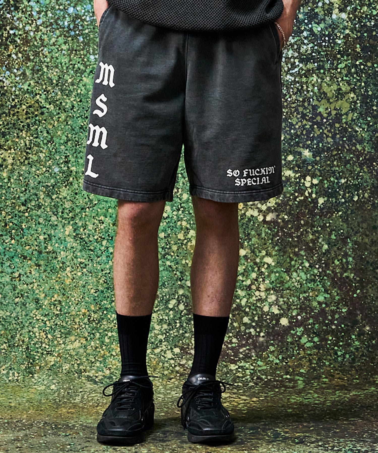 VINTAGE GARMENT DYE SWEAT SHORTS