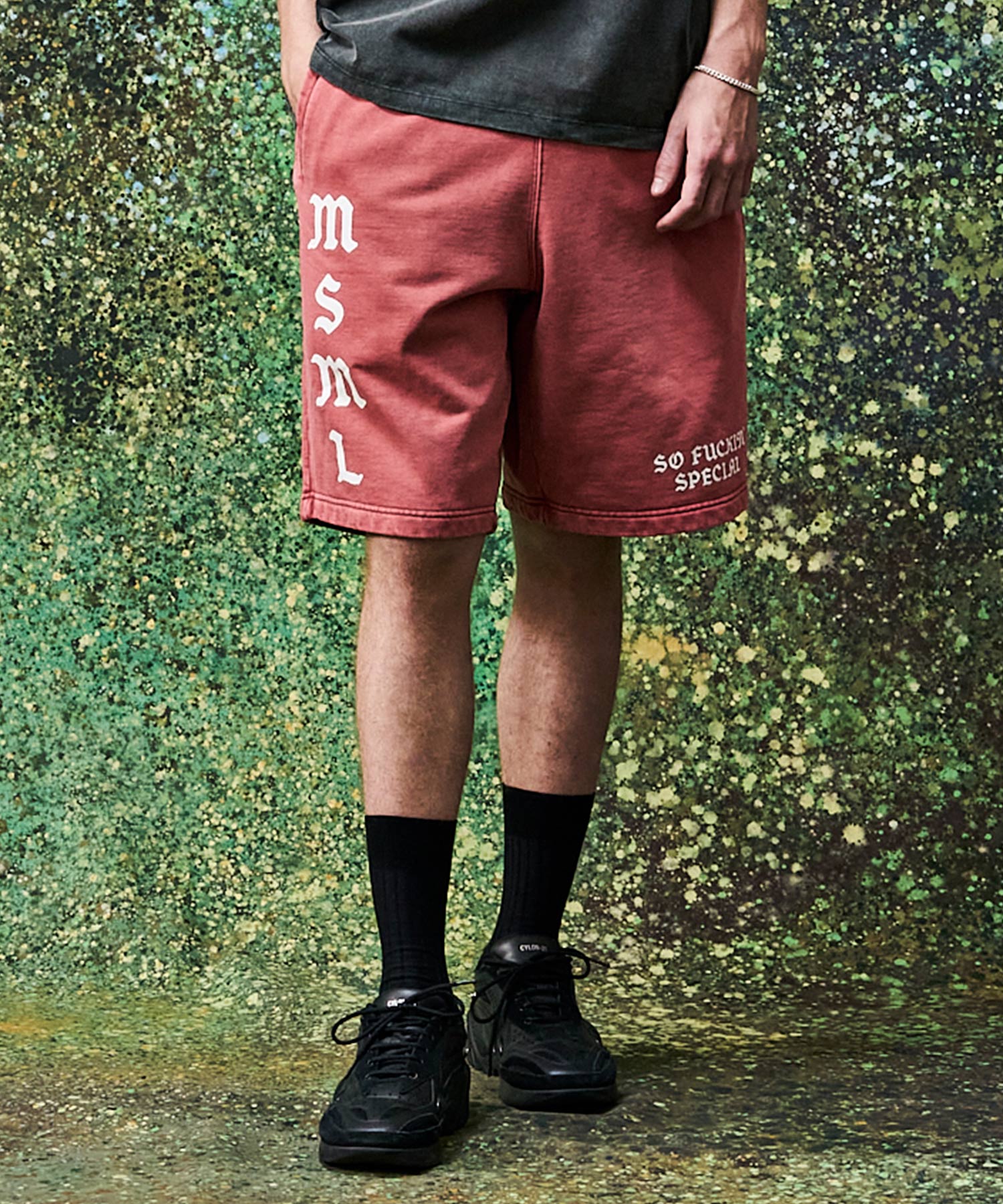 VINTAGE GARMENT DYE SWEAT SHORTS