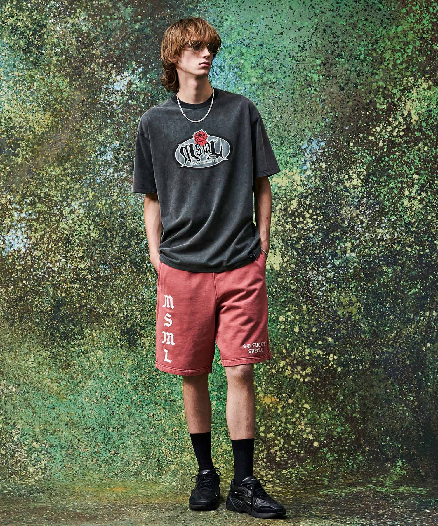 VINTAGE GARMENT DYE SWEAT SHORTS