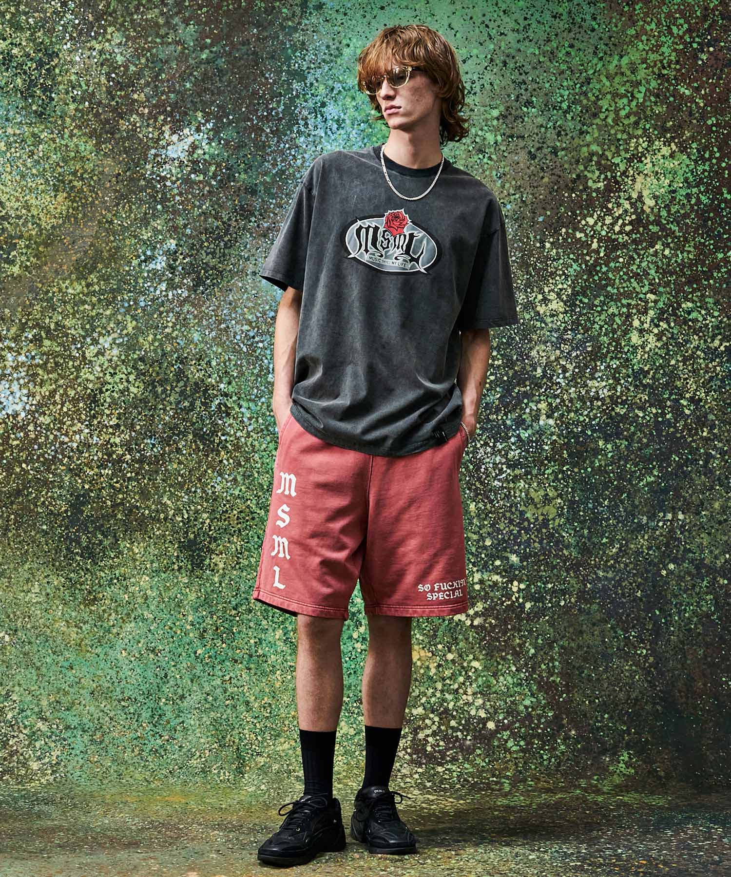 VINTAGE GARMENT DYE SWEAT SHORTS