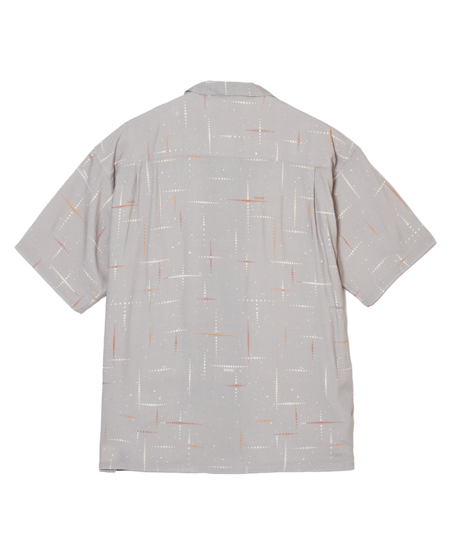 KASURI CROSS PRINTED OPEN COLLAR SHORT SLEEVE SHIRTS