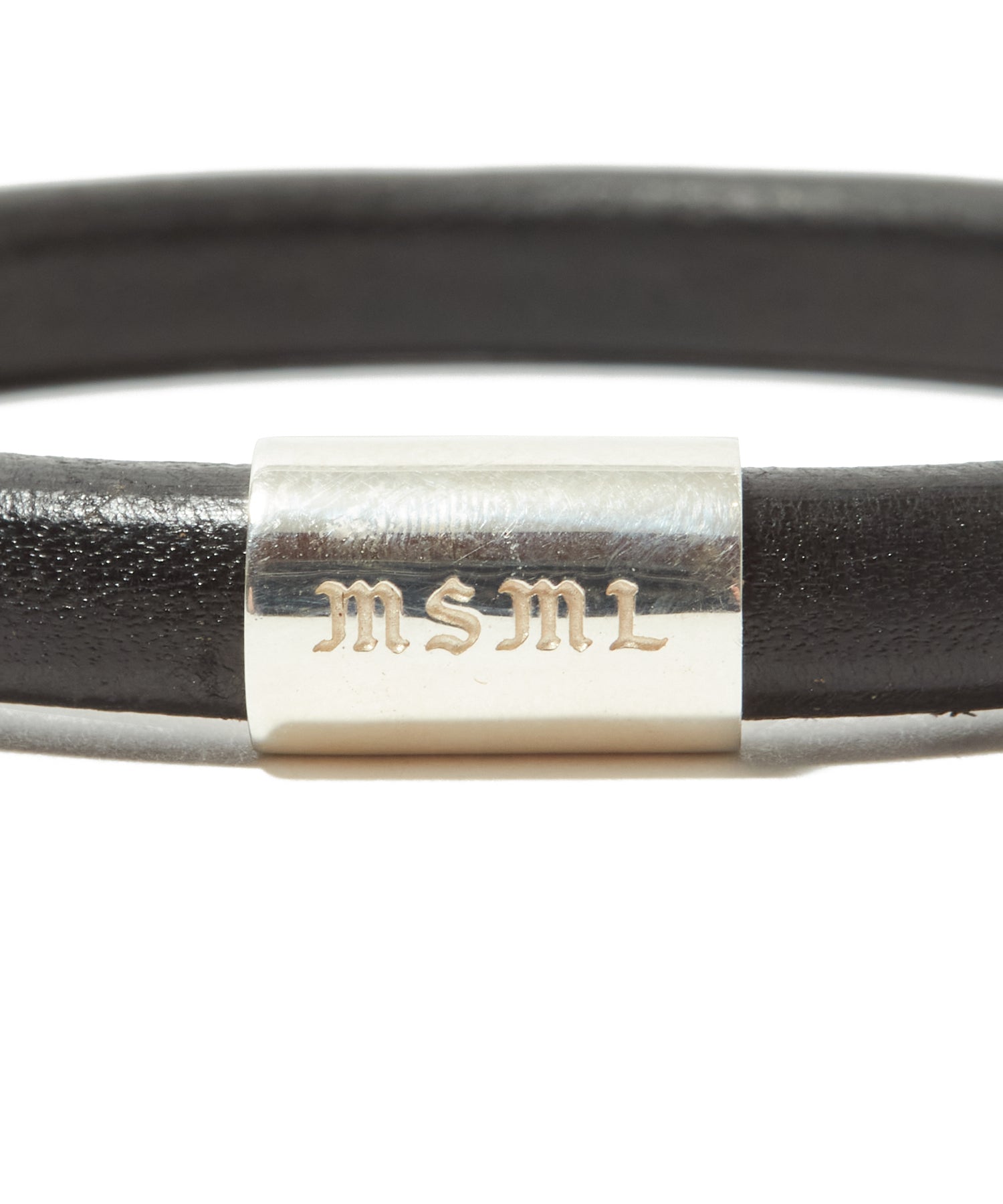 LOVE/LIVE LEATHER BRACELET
