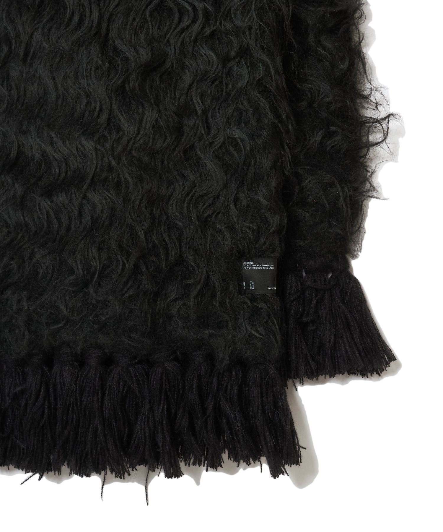 PANEL BRUSH KNIT SCARF