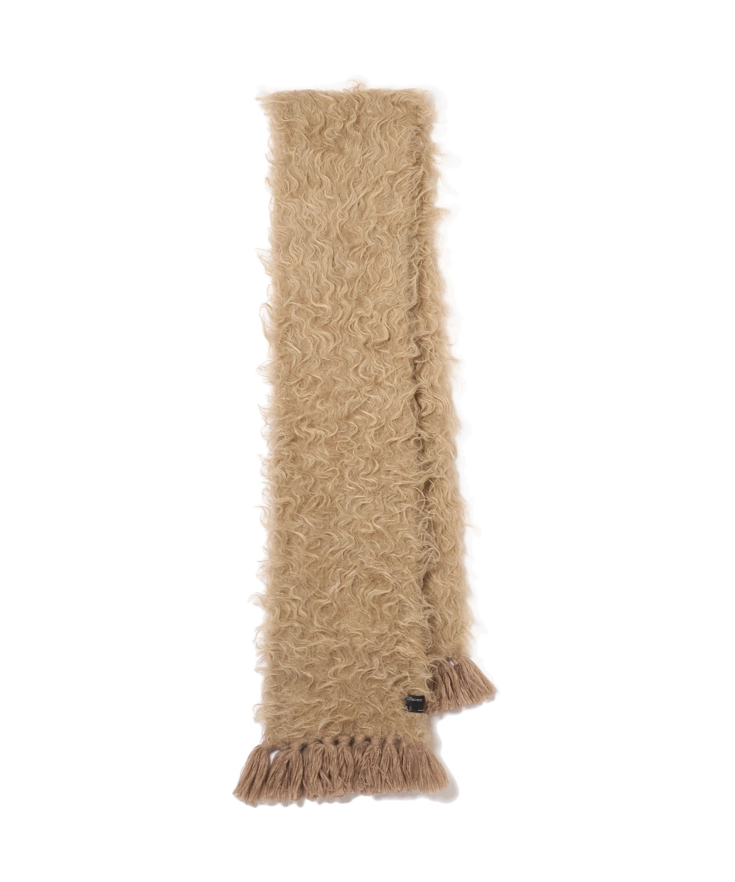 PANEL BRUSH KNIT SCARF
