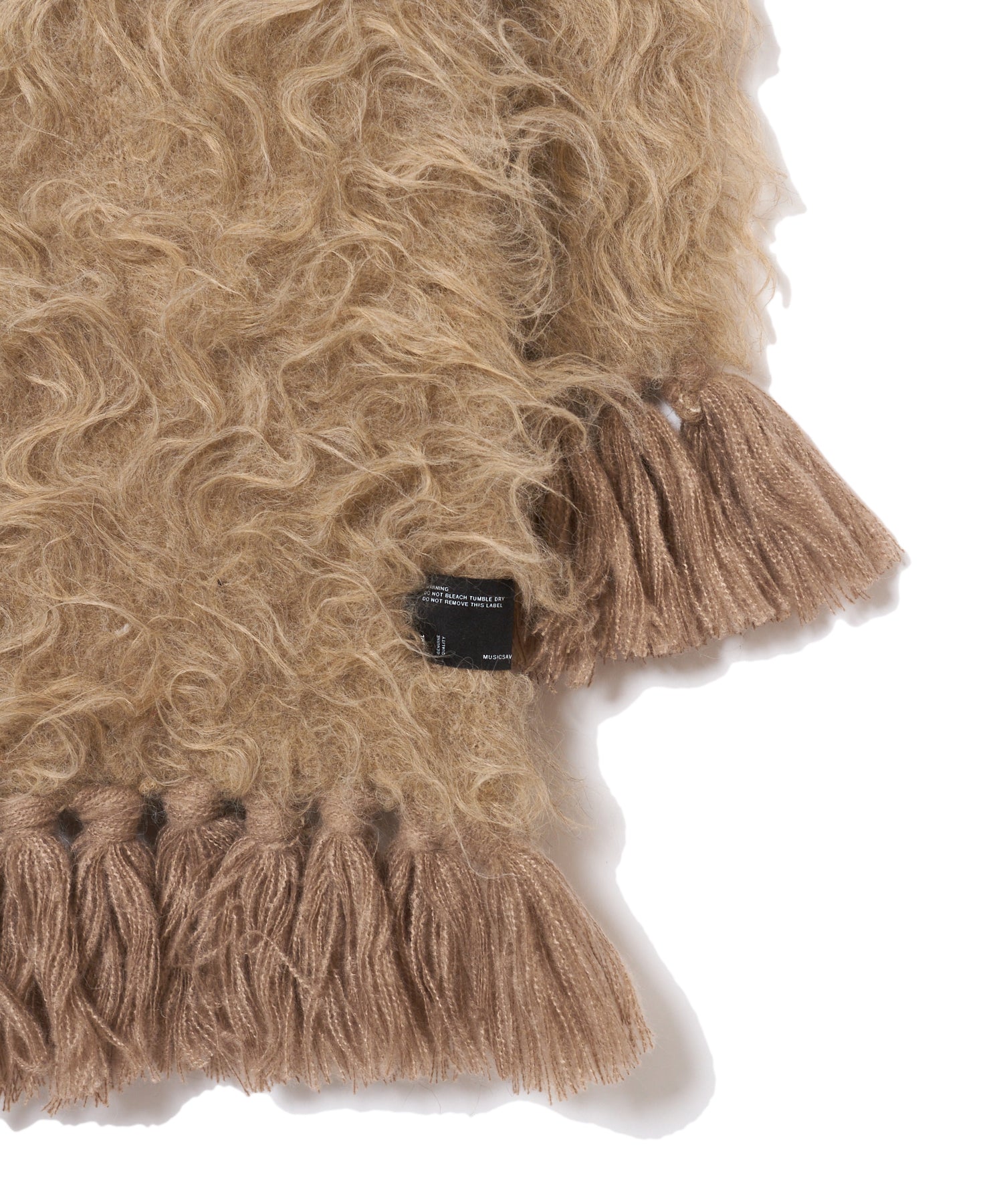 PANEL BRUSH KNIT SCARF