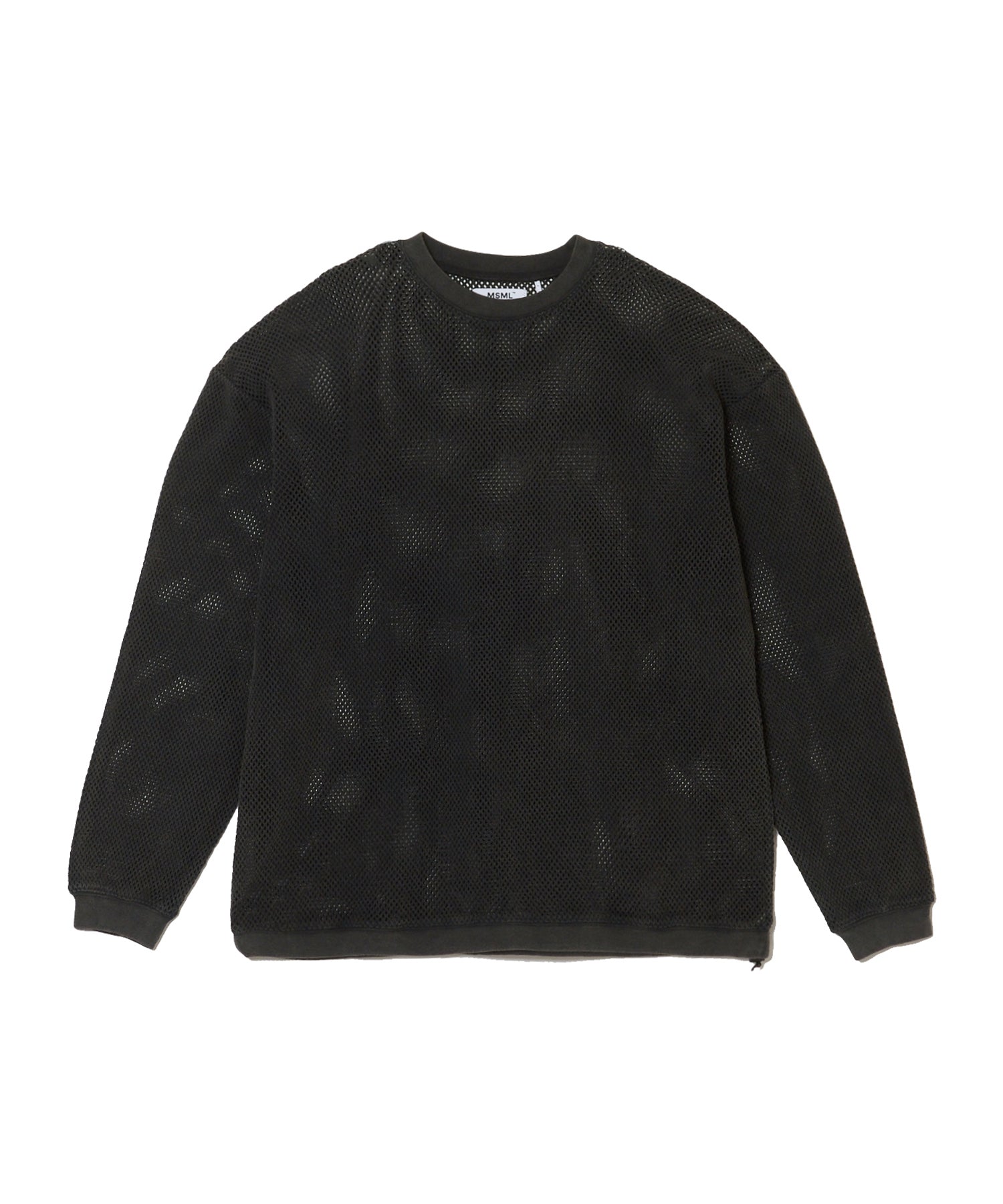 GARMENT DYE MESH LONG SLEEVE CUTSEW