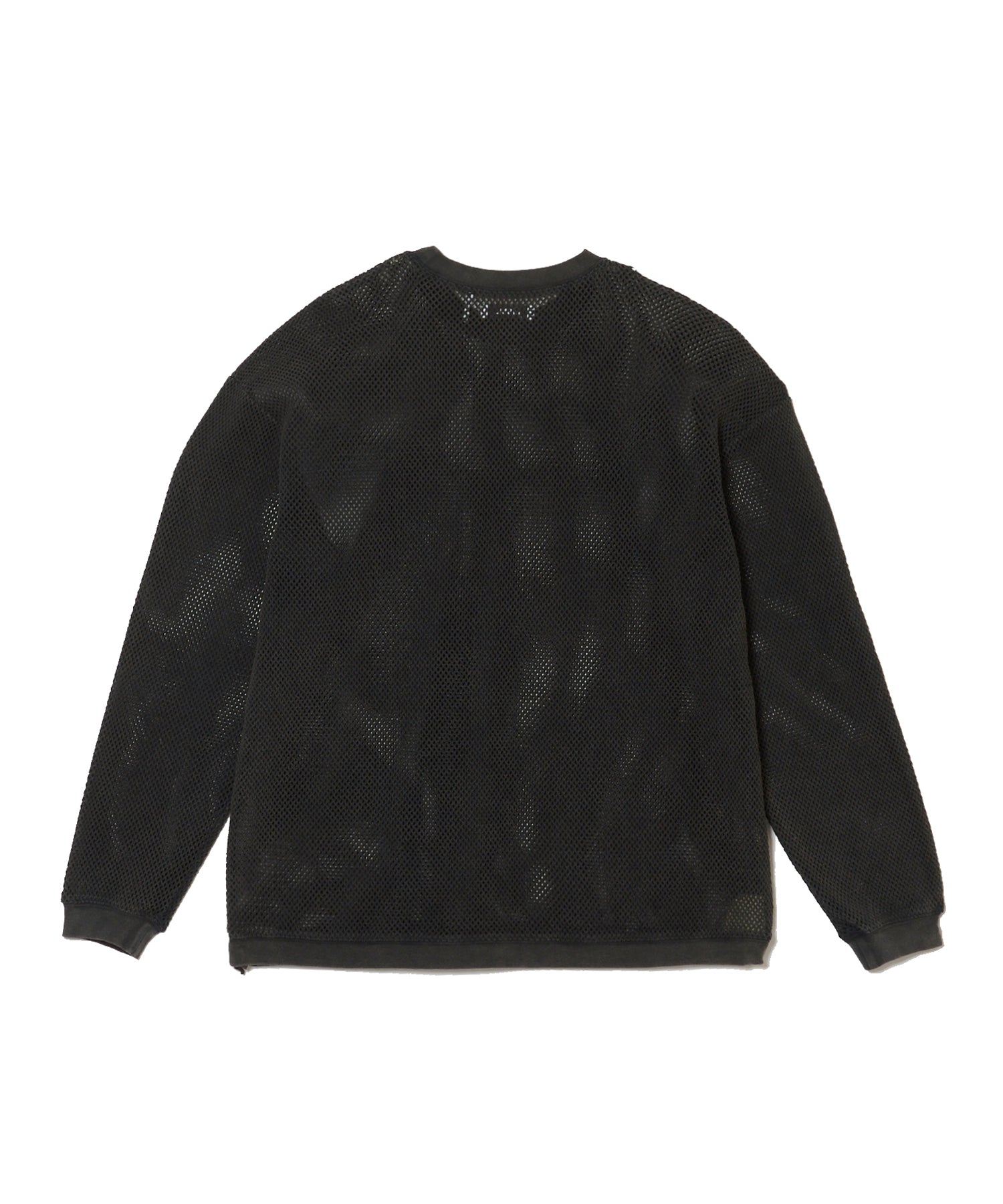 GARMENT DYE MESH LONG SLEEVE CUTSEW