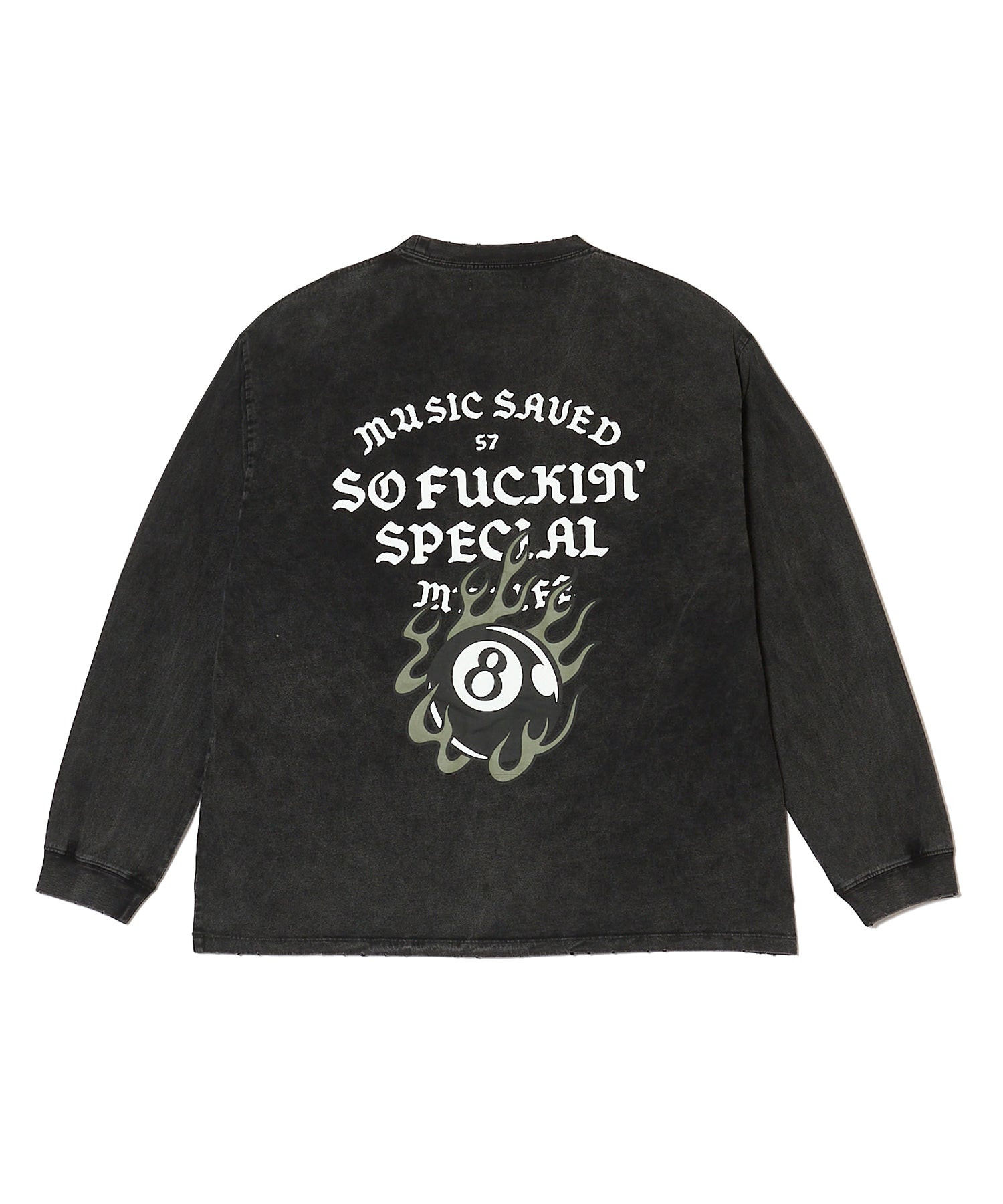M LOGO 8 BALL LONG SLEEVE T SHIRT
