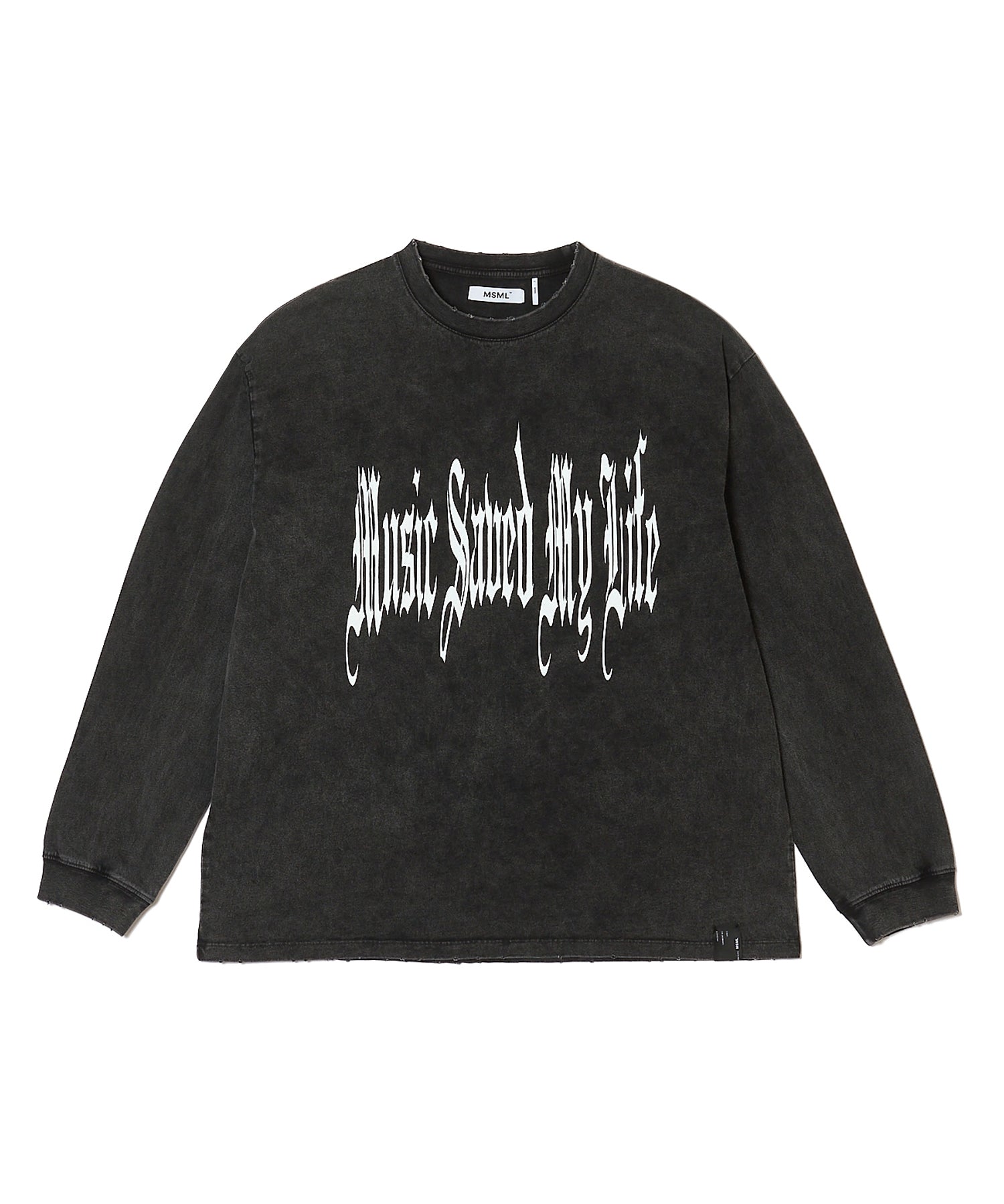 OLD ENGLISH GRAPHIC LONG SLEEVE T SHIRT