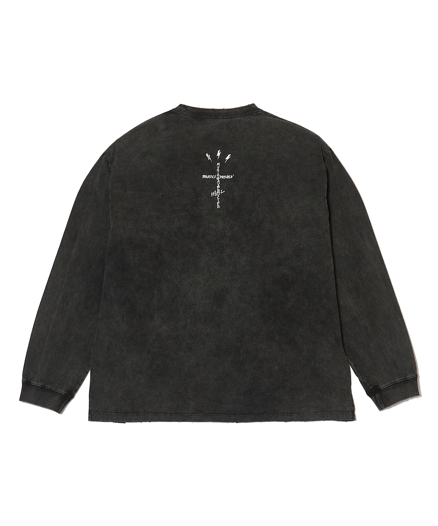 OLD ENGLISH GRAPHIC LONG SLEEVE T SHIRT