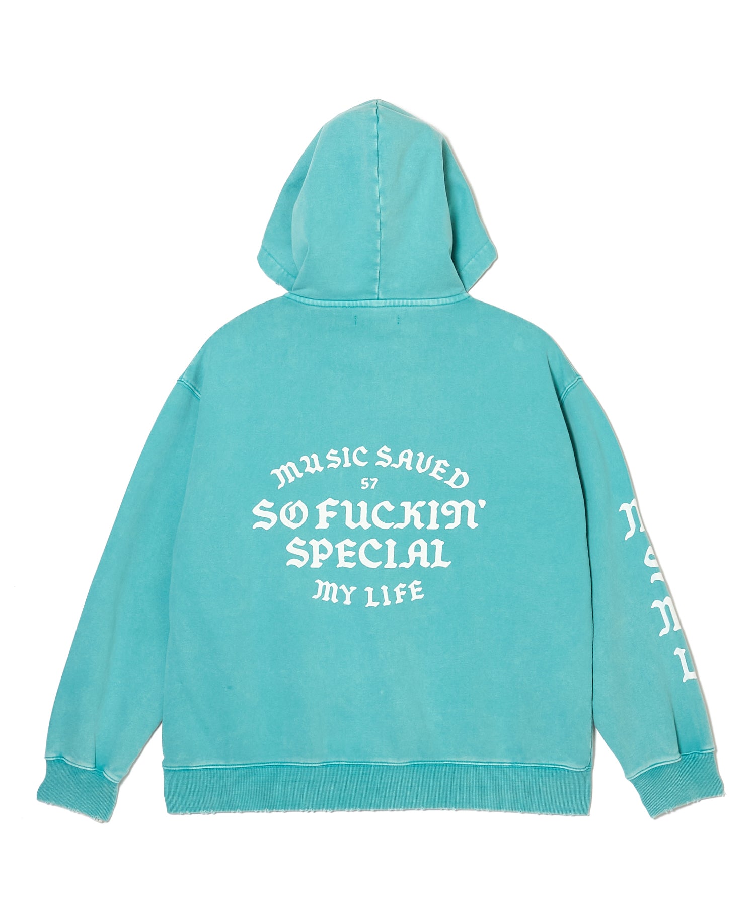 GARMENT DYE ZIP HOODIE