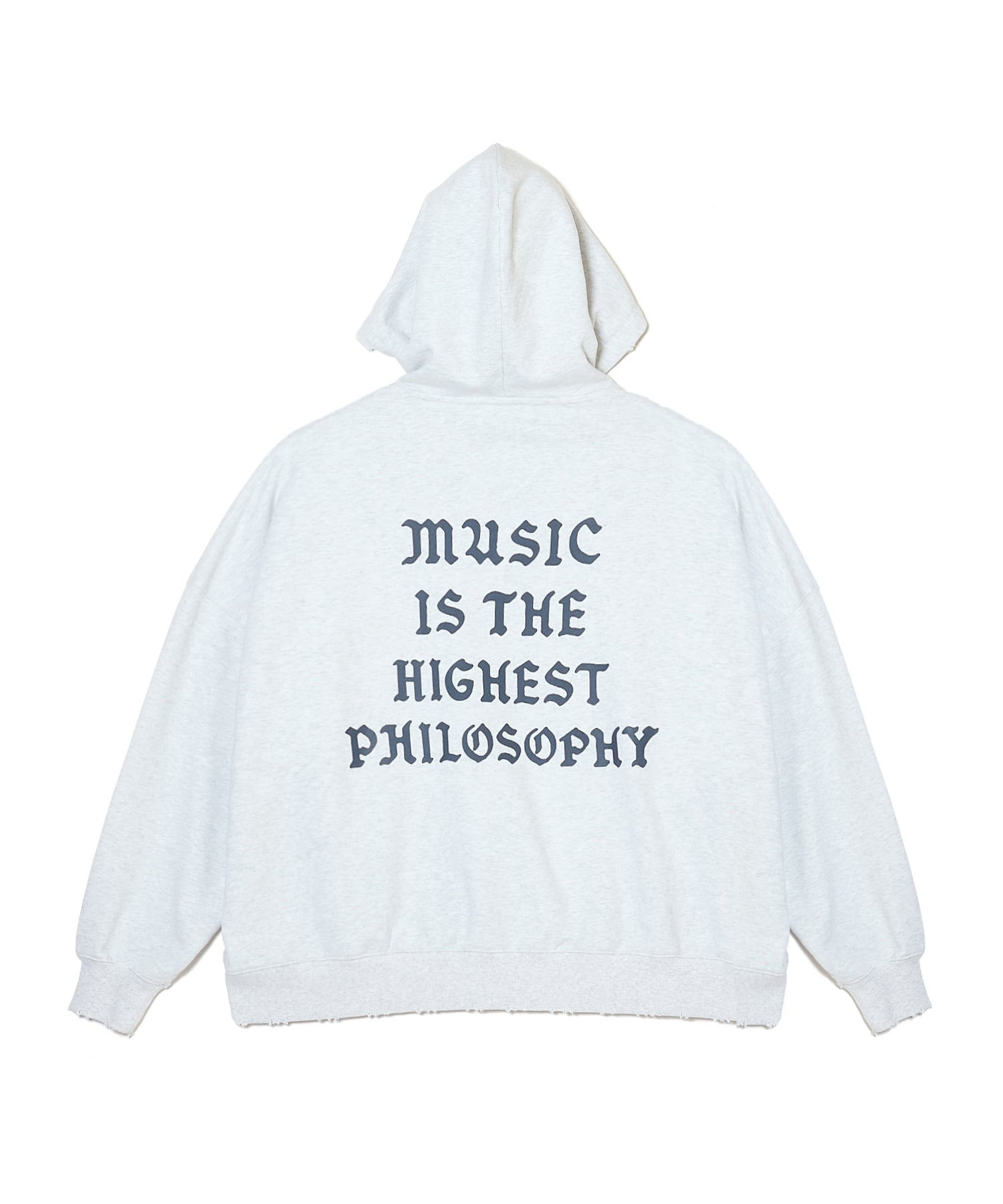 GARMENT DYE WIDE ZIP HOODIE