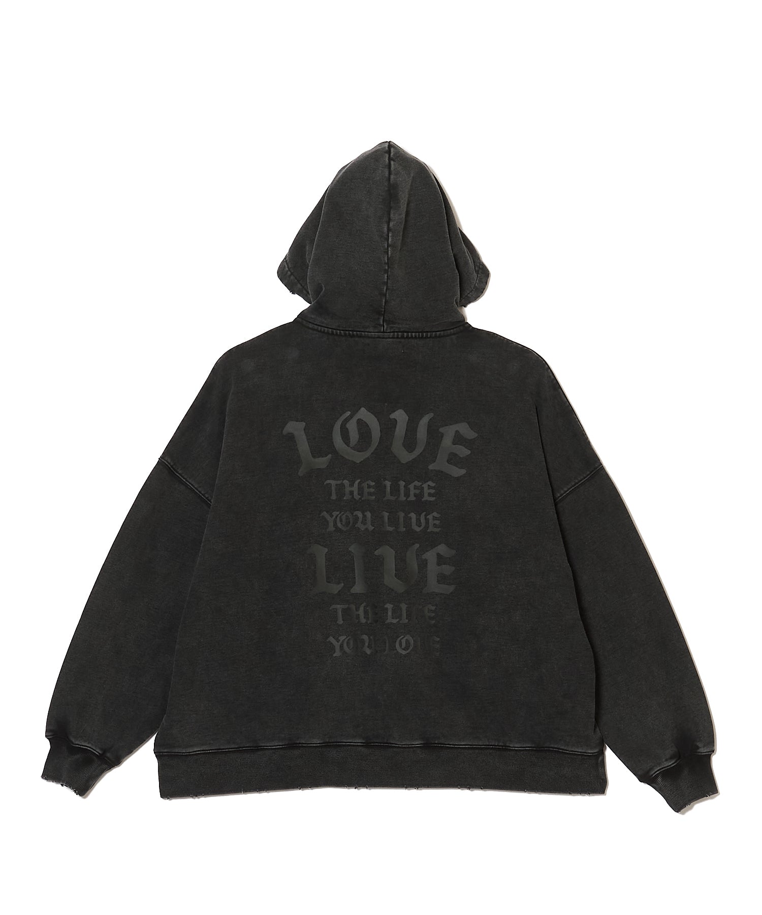 GARMENT DYE WIDE PULLOVER HOODIE