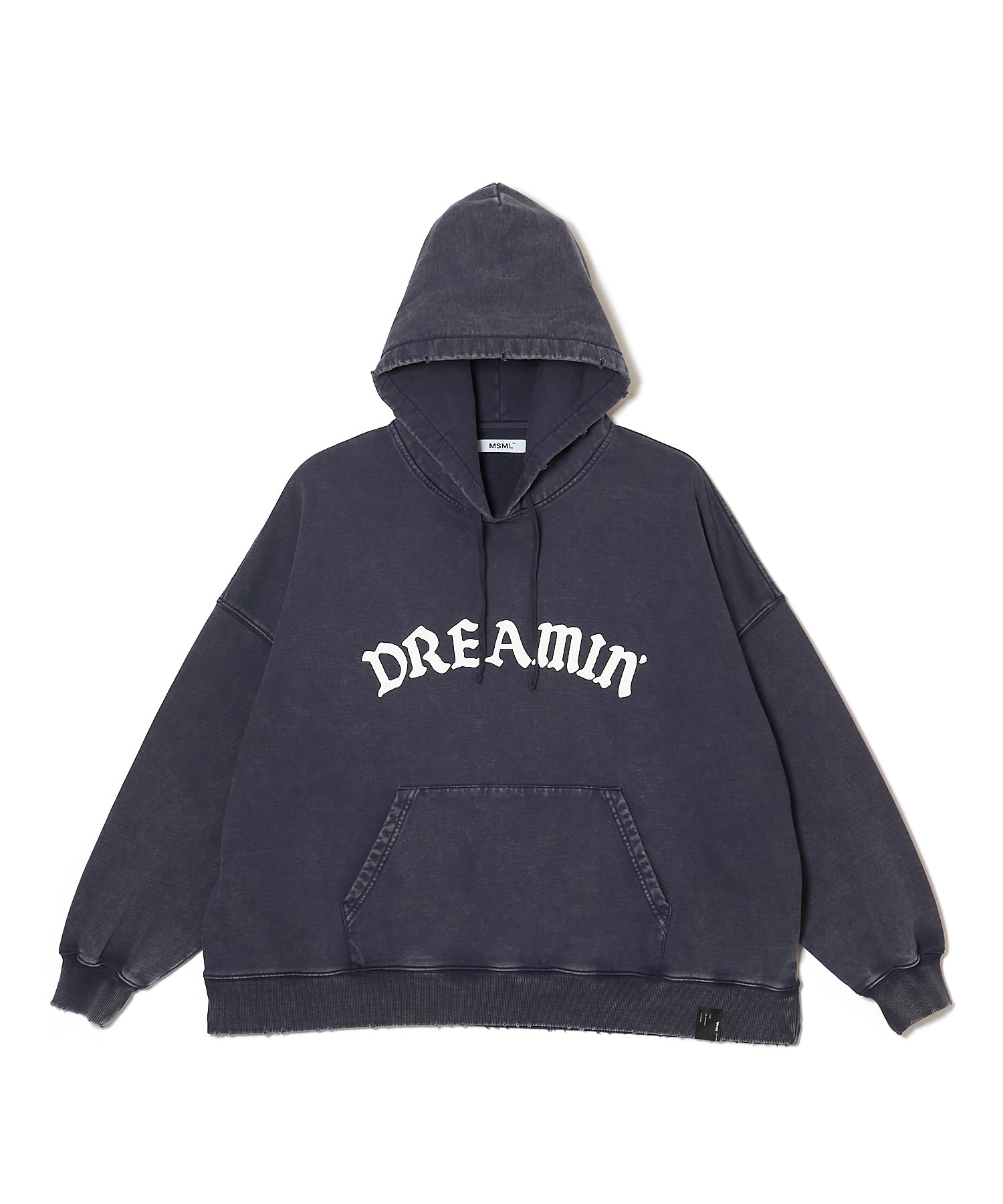 GARMENT DYE WIDE PULLOVER HOODIE