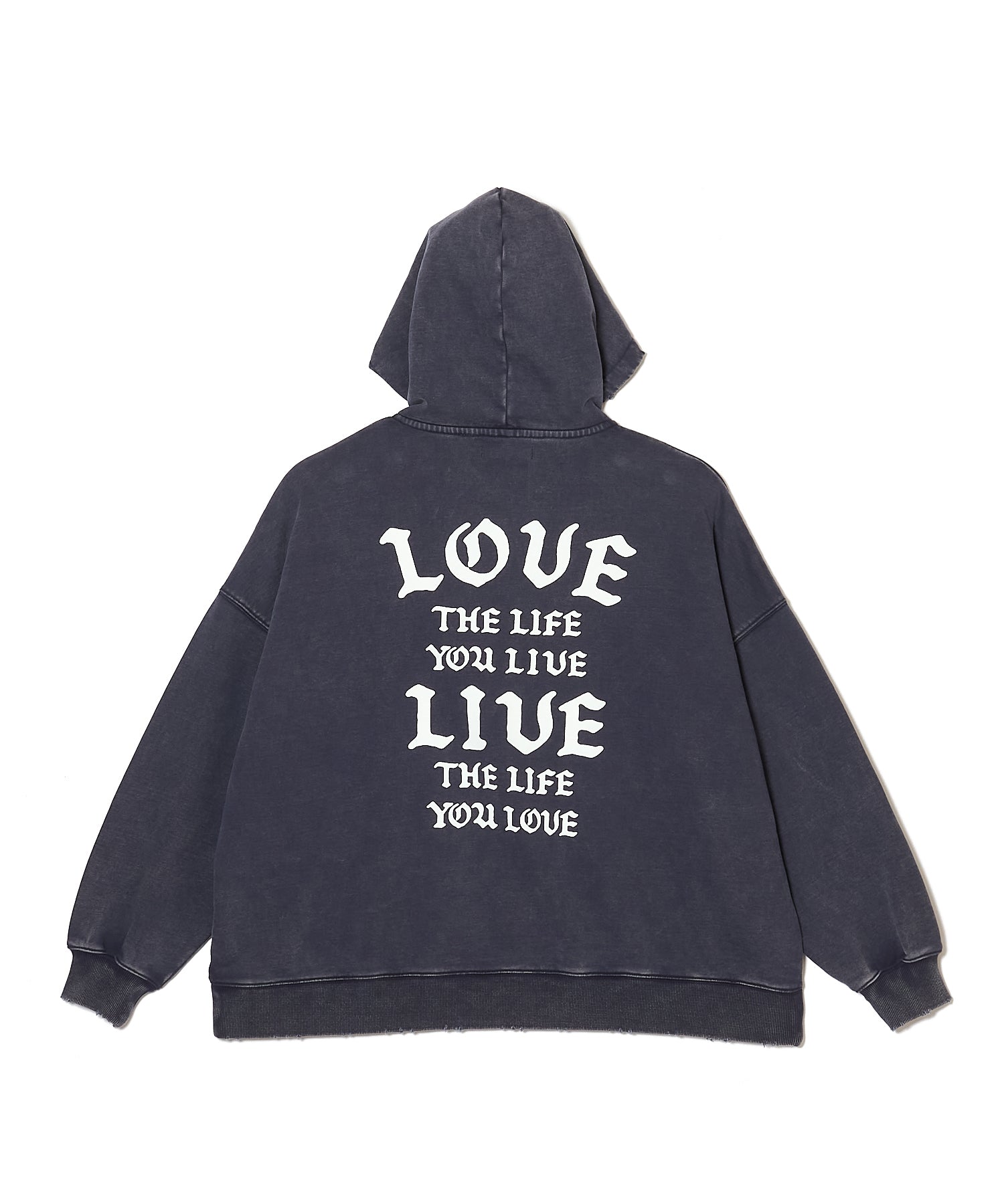 GARMENT DYE WIDE PULLOVER HOODIE
