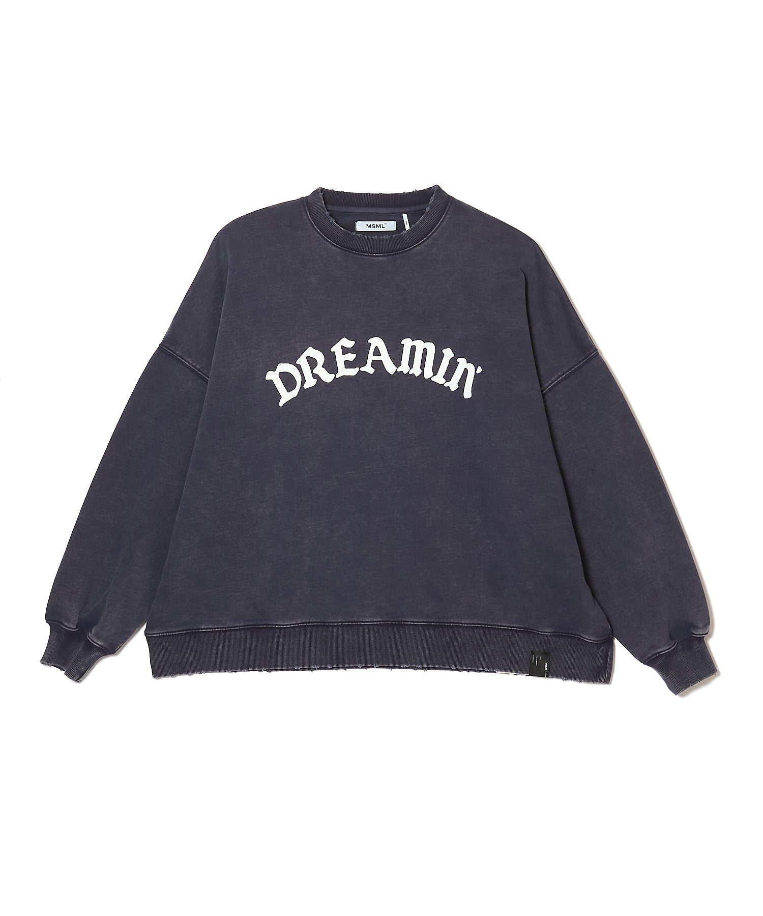 GARMENT DYE WIDE CREWNECK SWEAT
