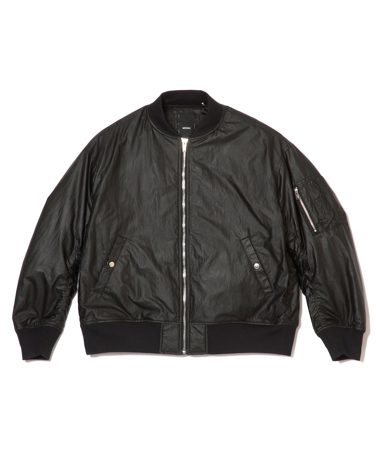 GLOSSY MA-1 JACKET