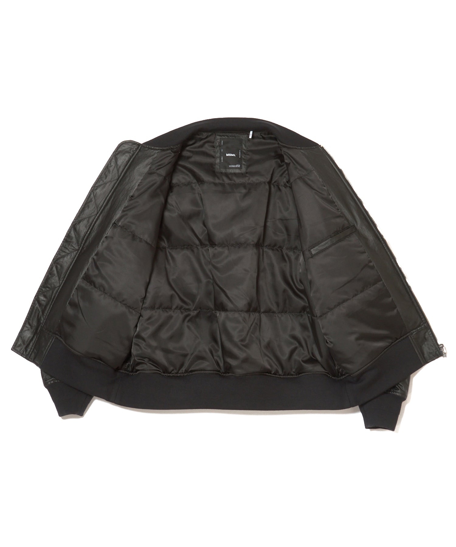 GLOSSY MA-1 JACKET