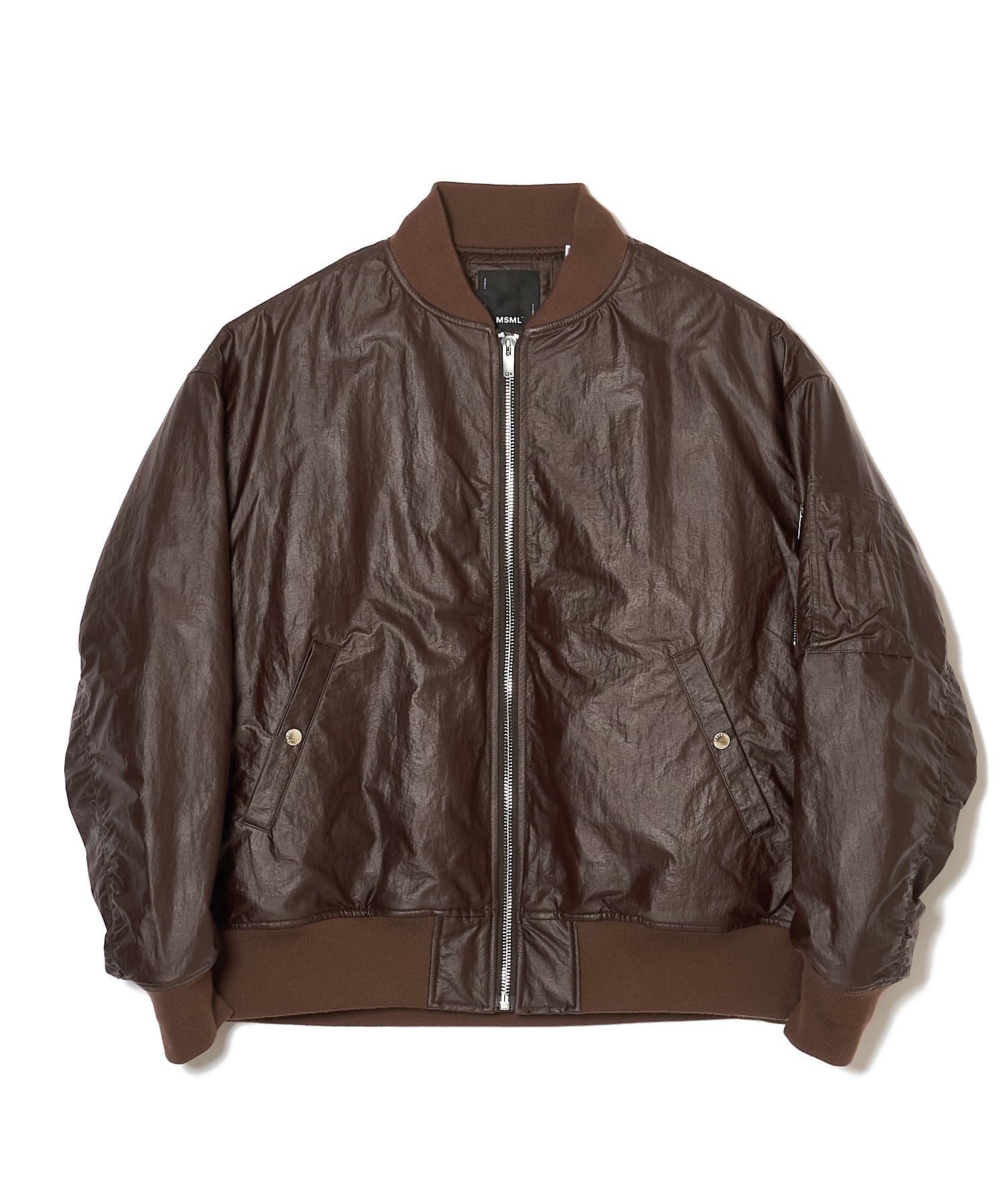 GLOSSY MA-1 JACKET