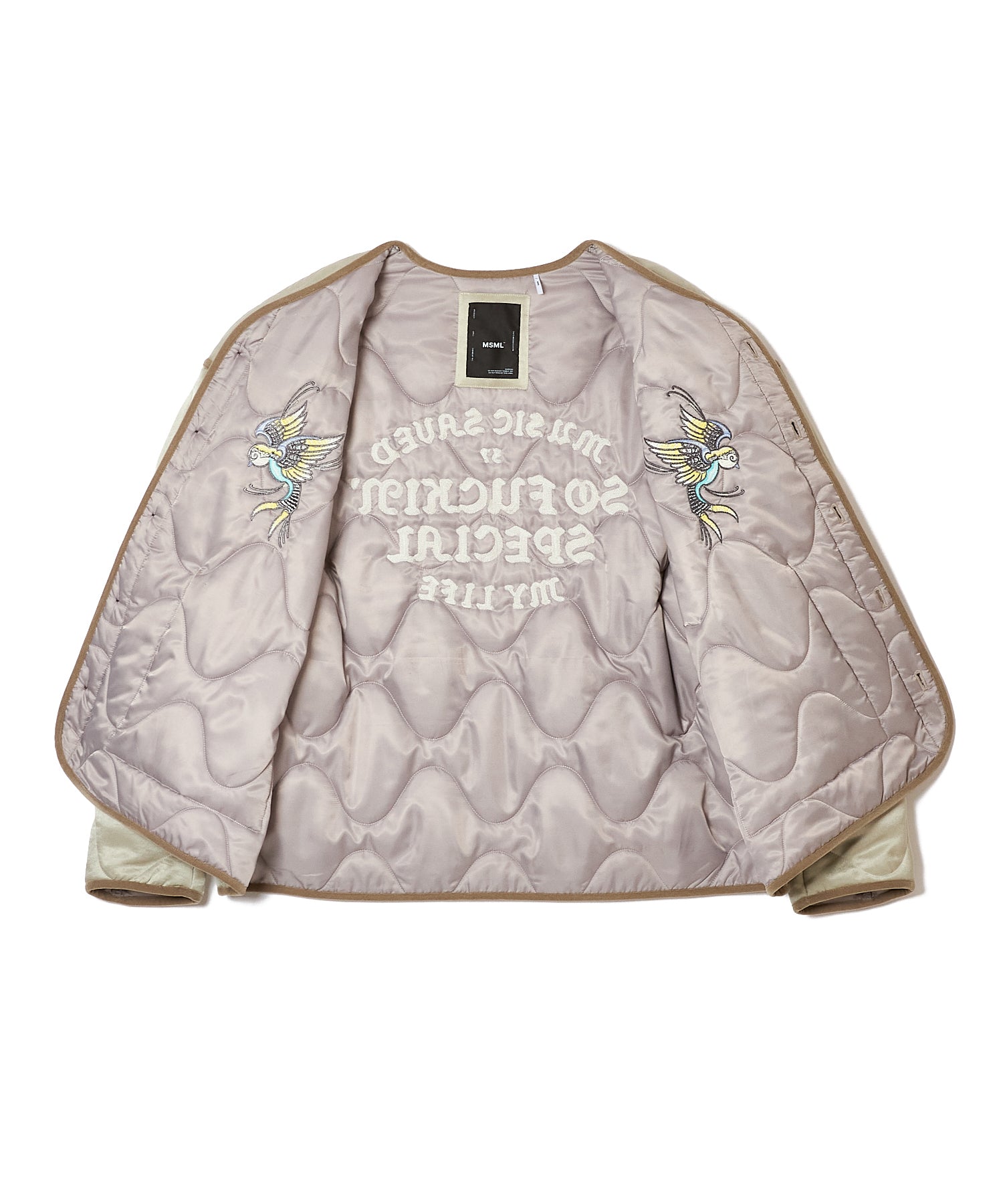 EMBROIDERY QUILTED JACKET
