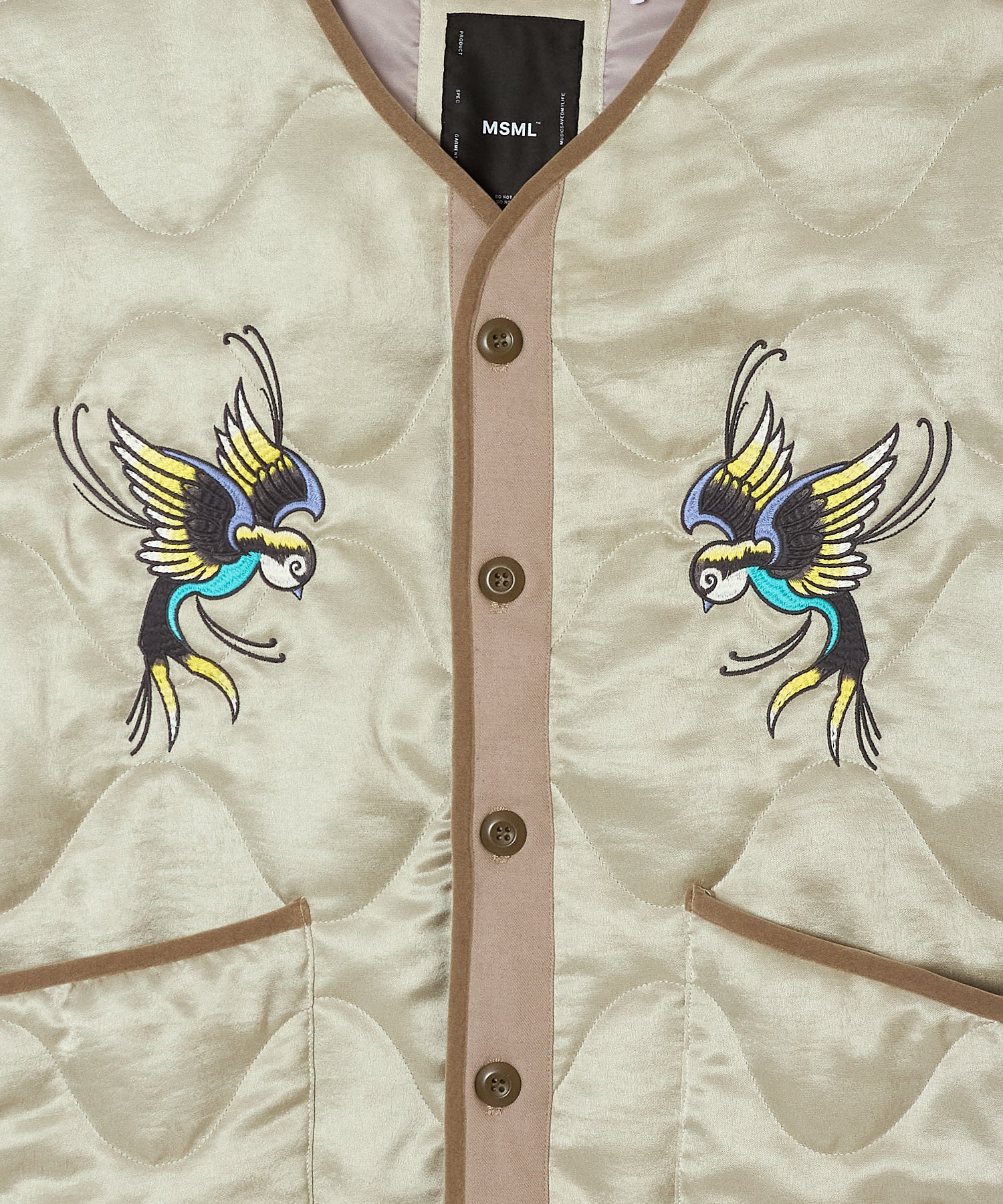 EMBROIDERY QUILTED JACKET