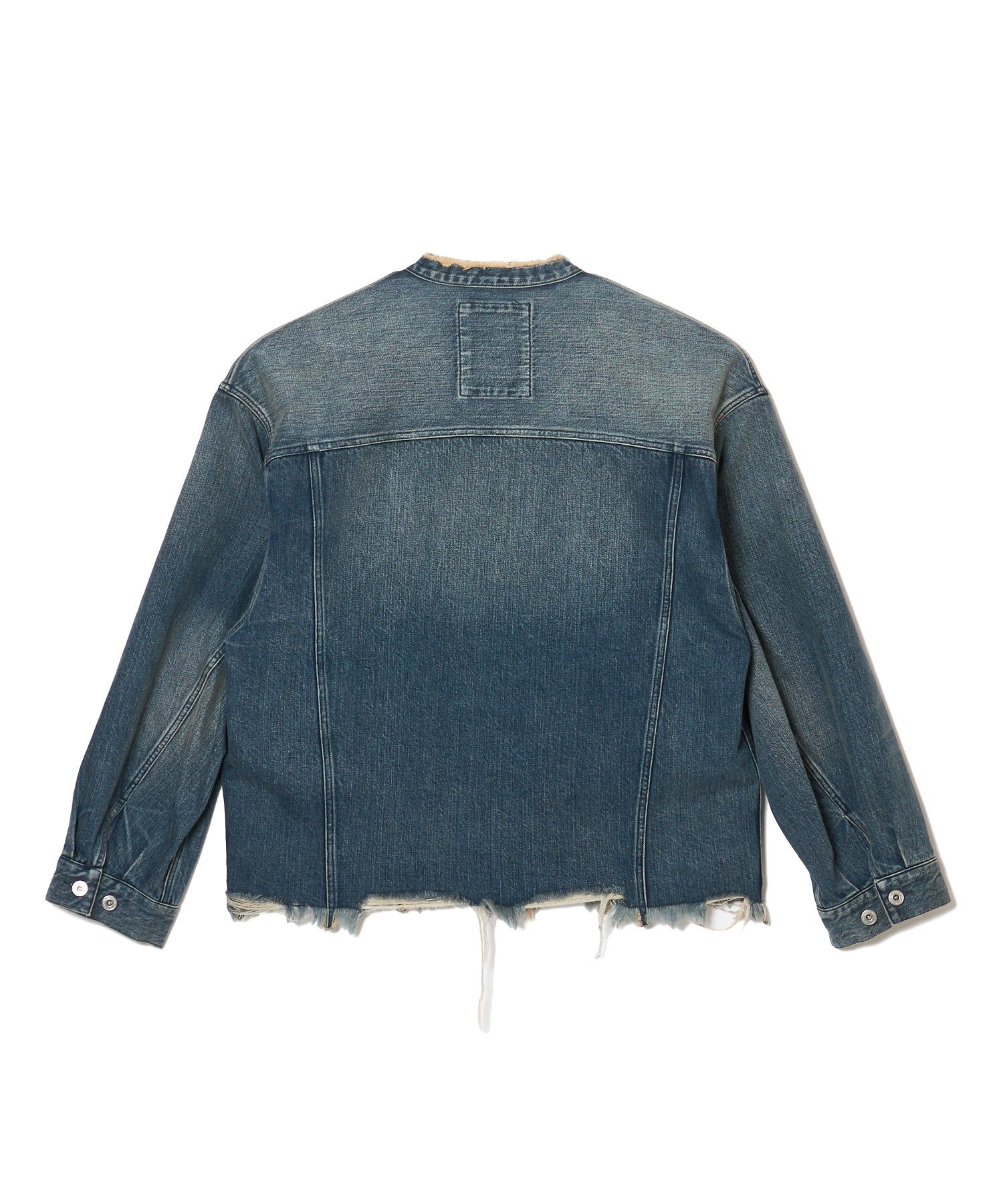 CUT OFF DENIM JACKET