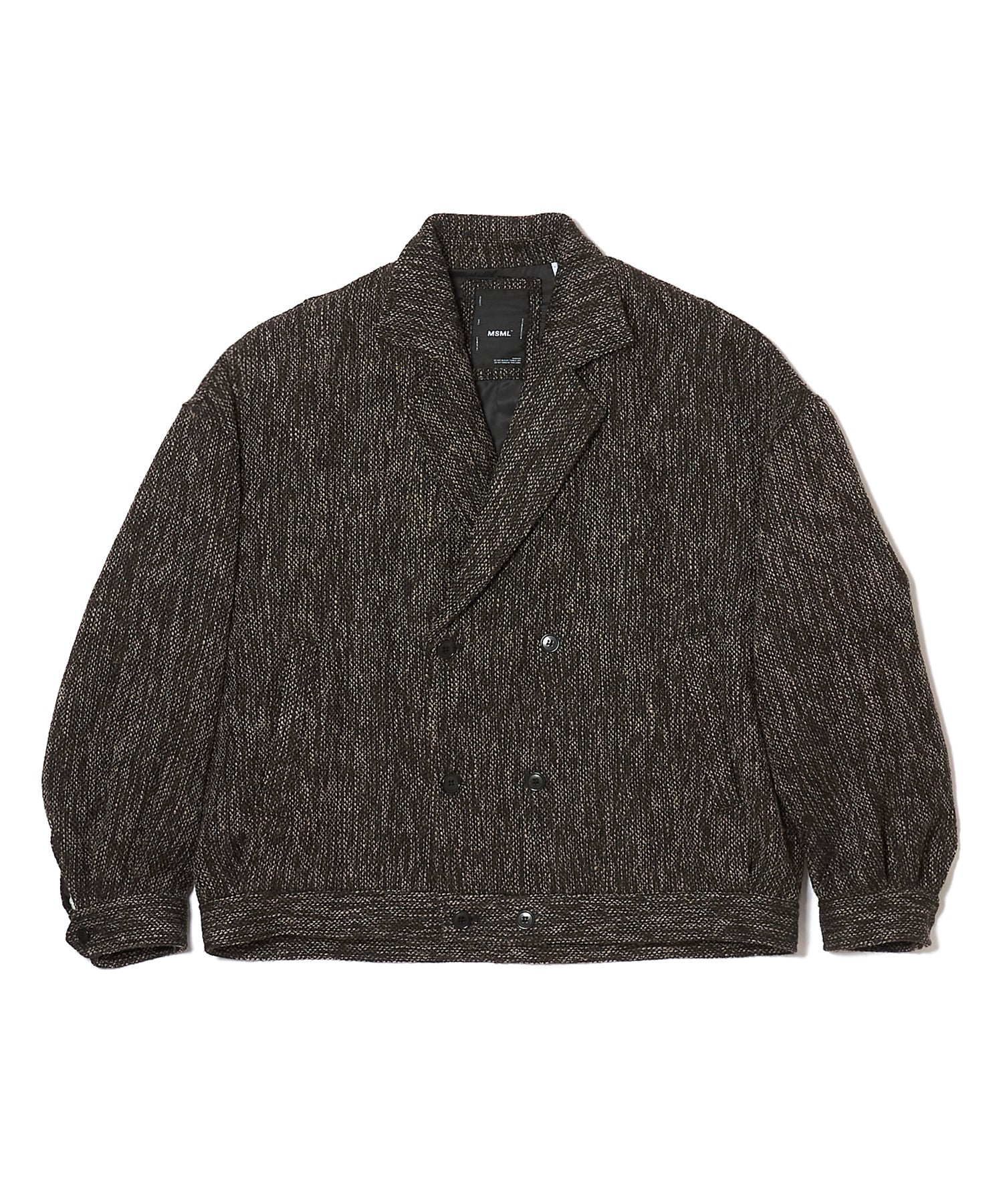 DOUBLE BREASTED OVER SHORT COAT