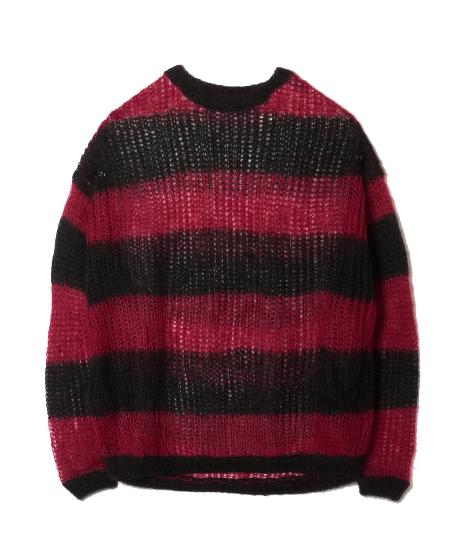 MOHAIR BORDER KNIT
