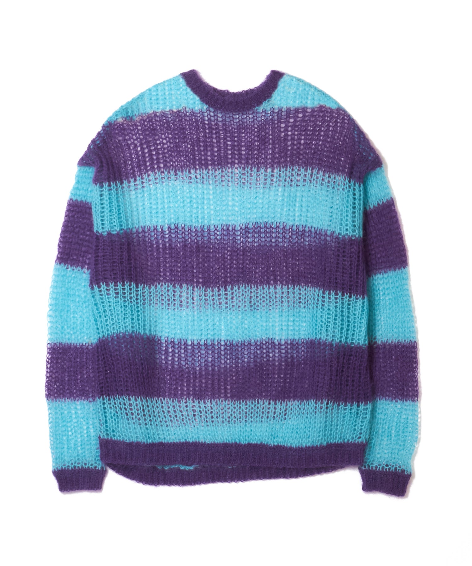 MOHAIR BORDER KNIT