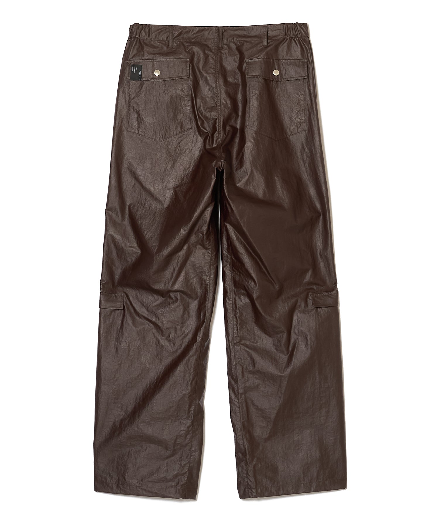 GLOSSY CARGO PANTS