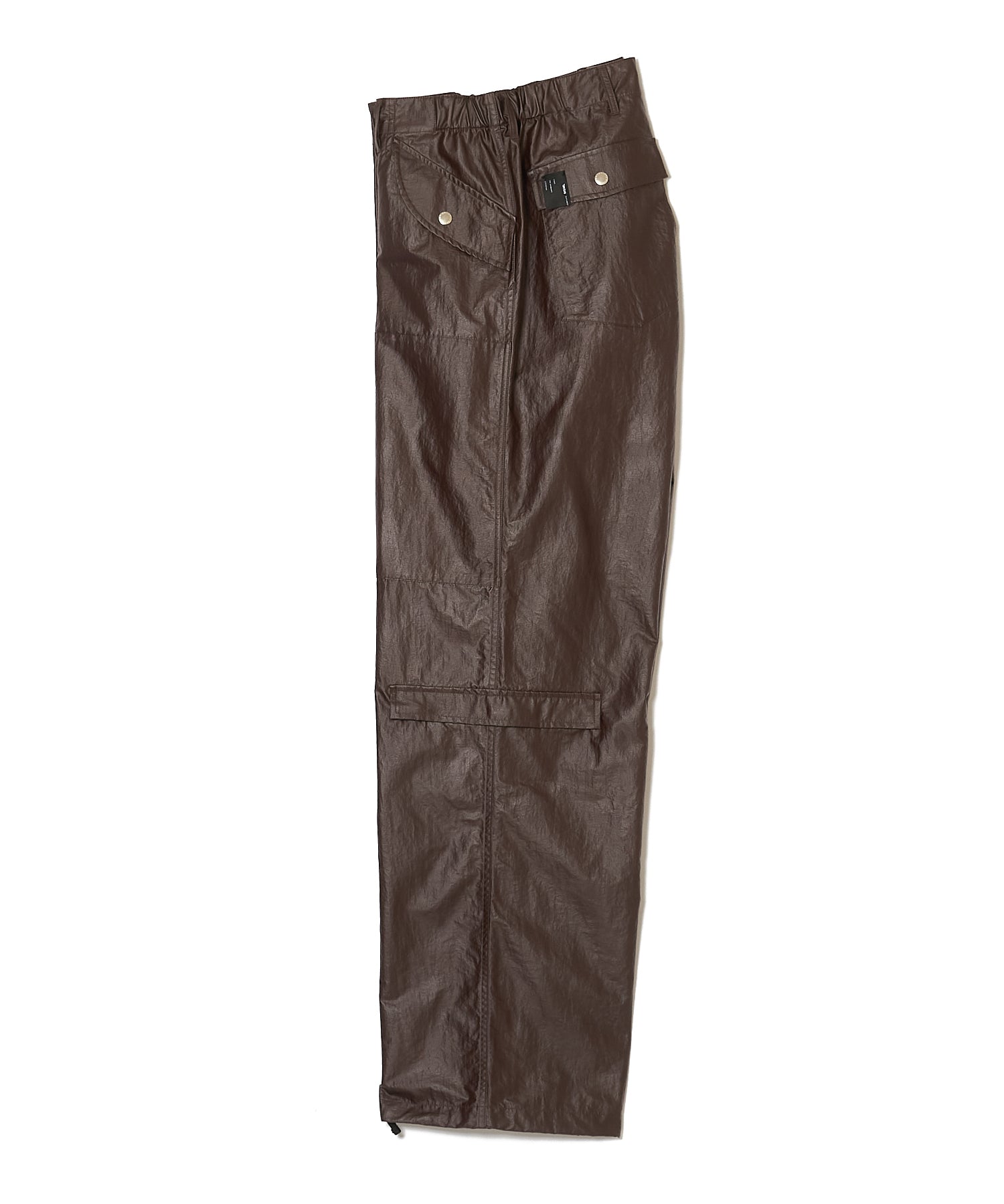GLOSSY CARGO PANTS