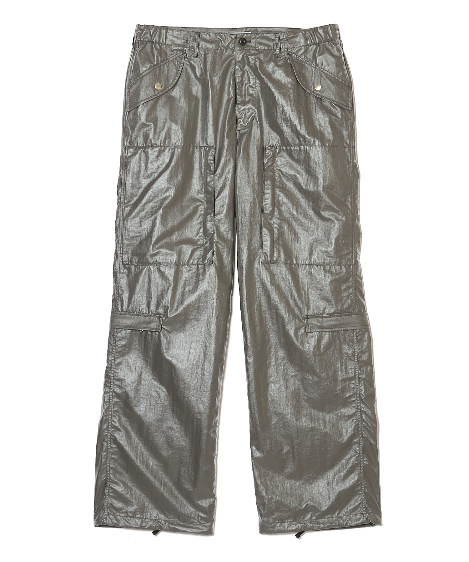 GLOSSY CARGO PANTS