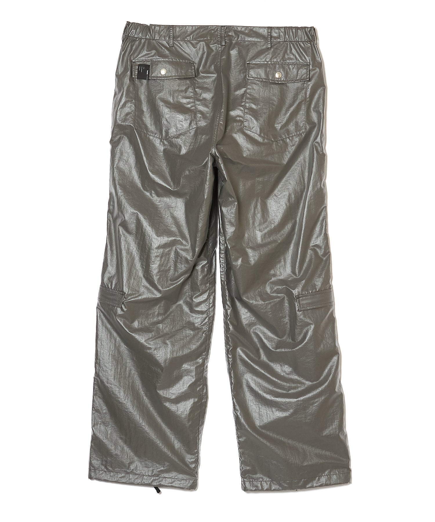 GLOSSY CARGO PANTS