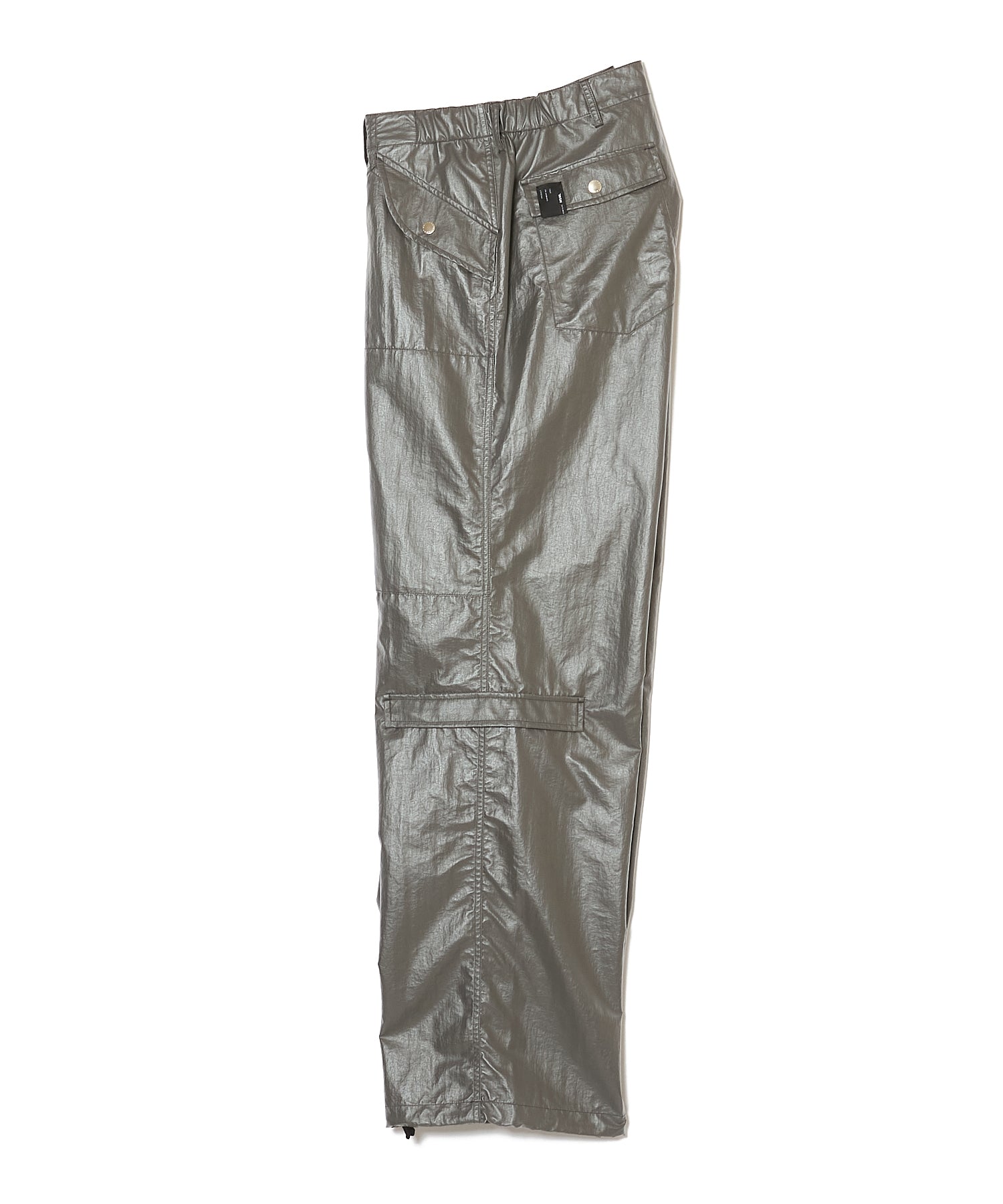 GLOSSY CARGO PANTS
