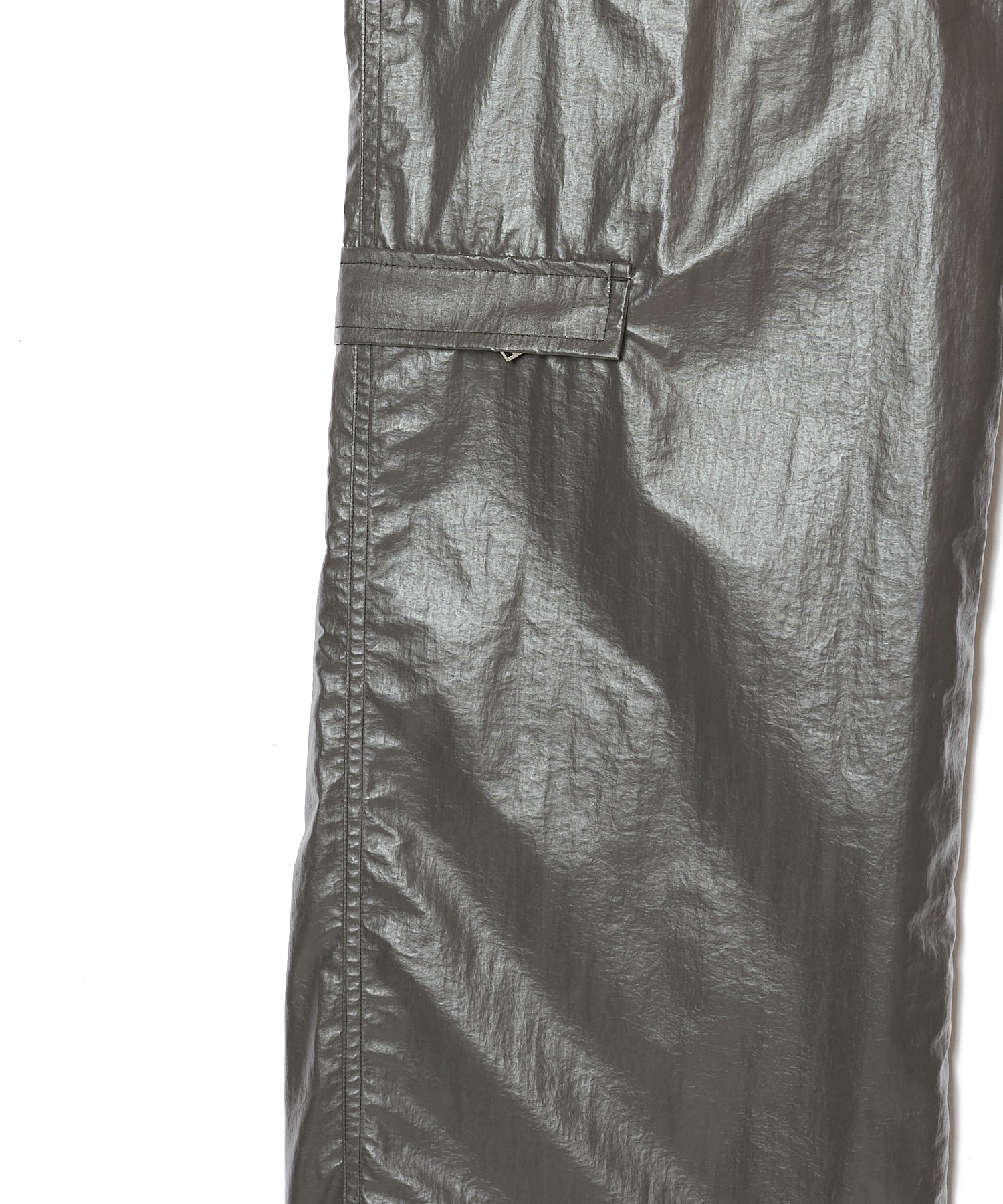 GLOSSY CARGO PANTS