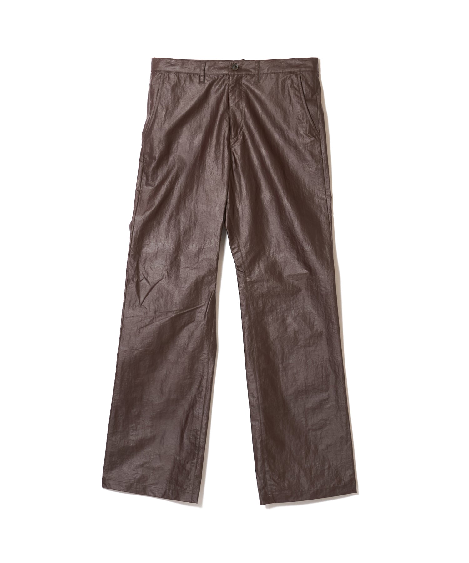 GLOSSY FLARE PANTS