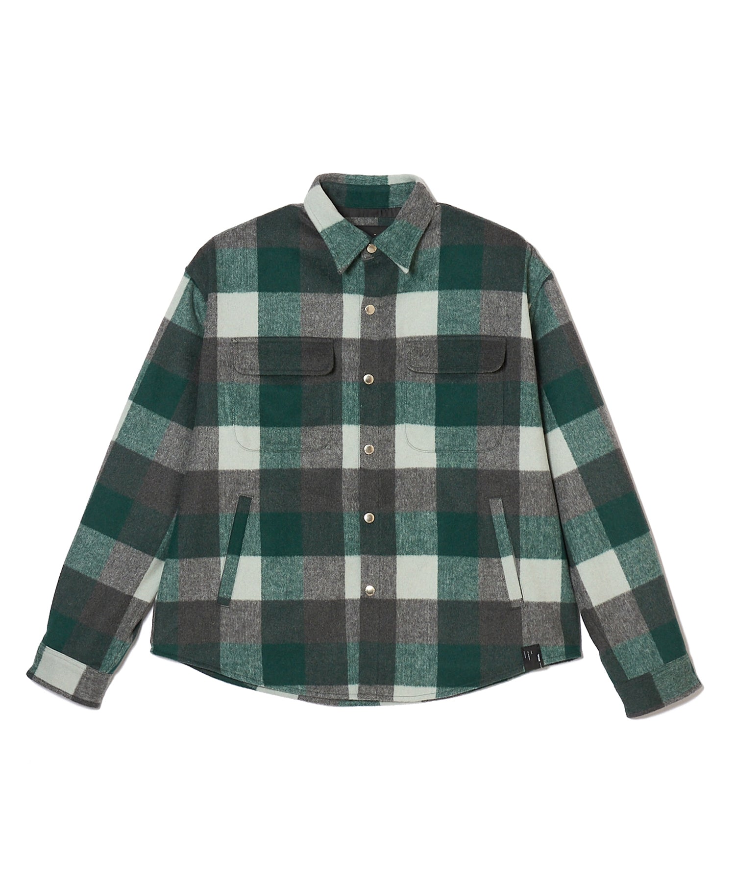 CHECK SNAP BUTTON SHIRT