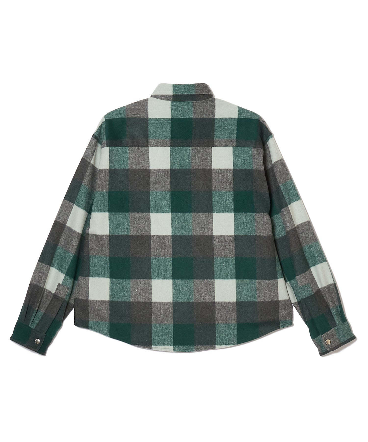 CHECK SNAP BUTTON SHIRT