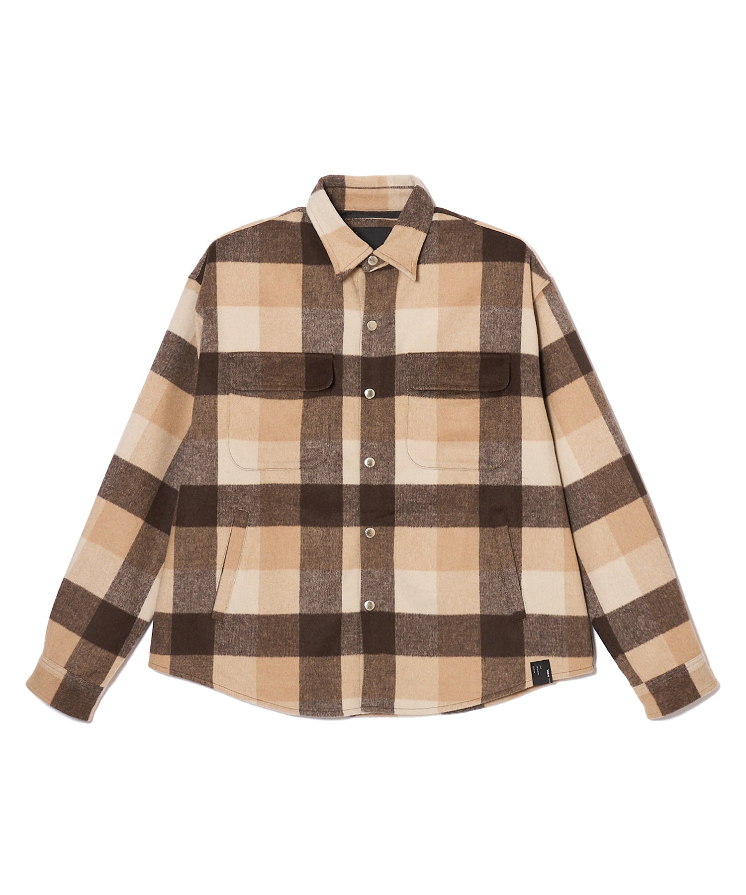 CHECK SNAP BUTTON SHIRT