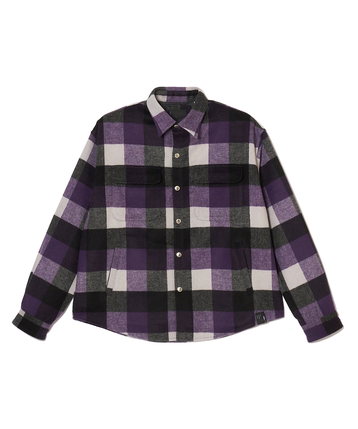 CHECK SNAP BUTTON SHIRT