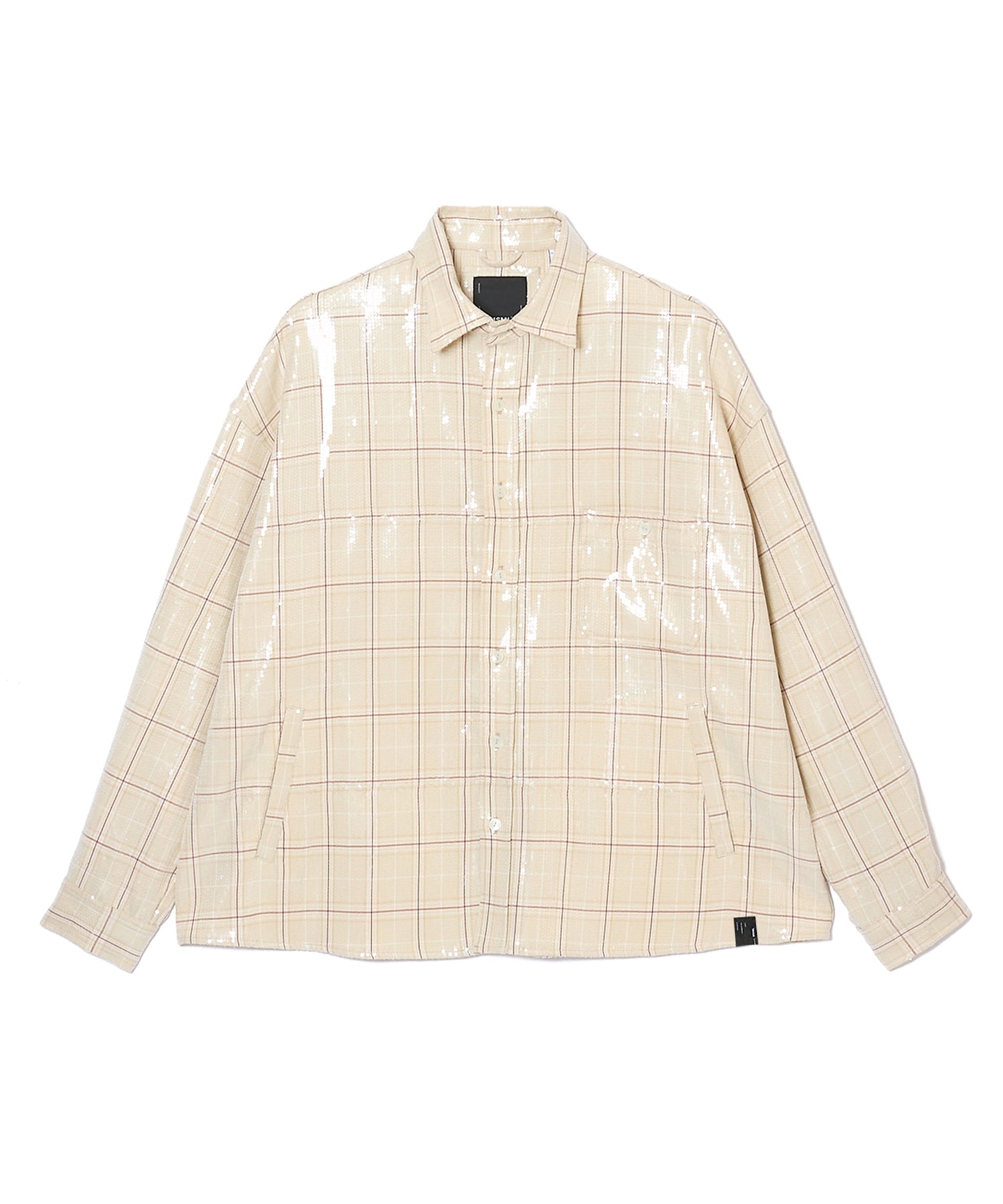 GLITTER WIDE CHECK SHIRT 1