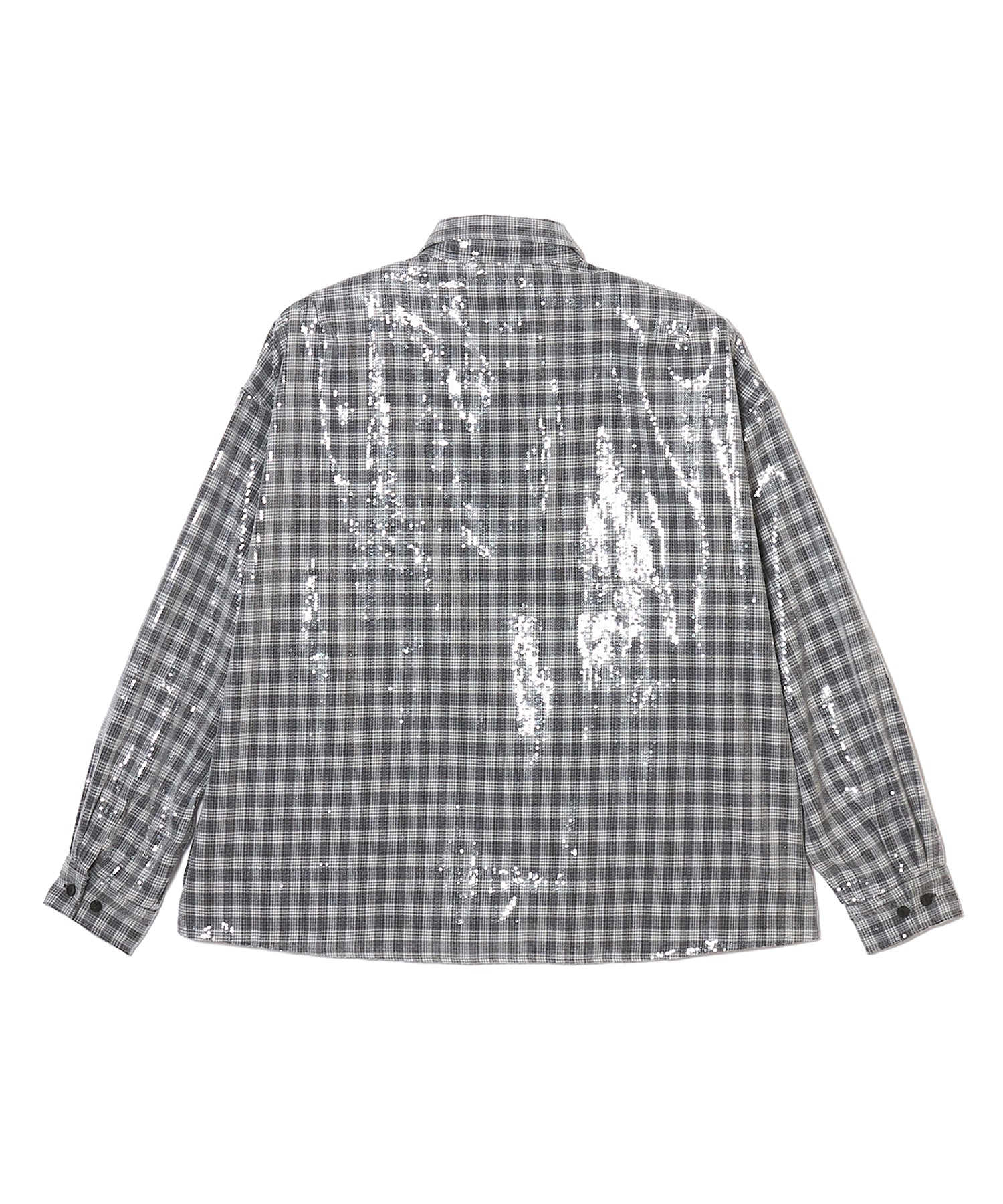 GLITTER WIDE CHECK SHIRT 2