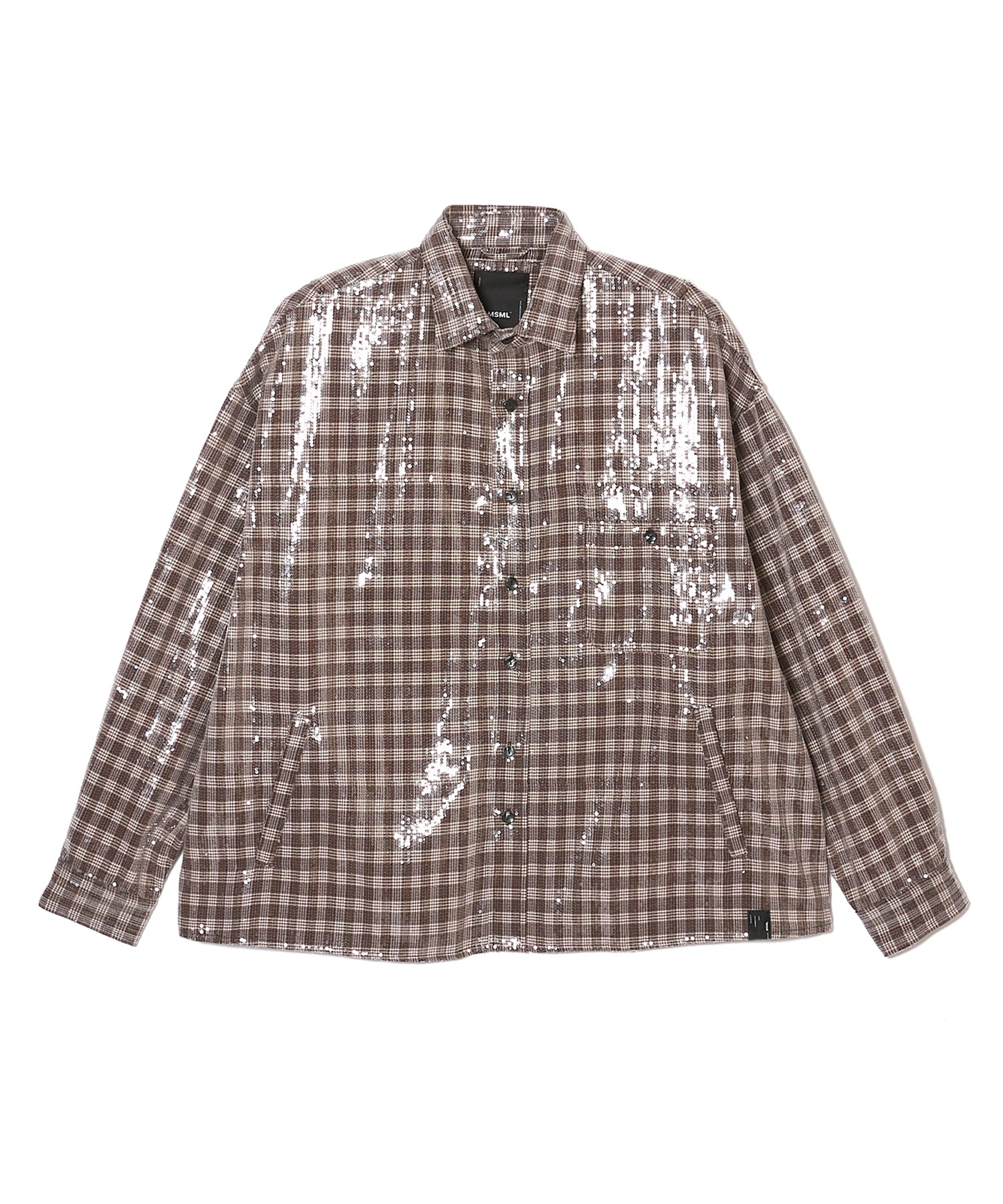 GLITTER WIDE CHECK SHIRT 2