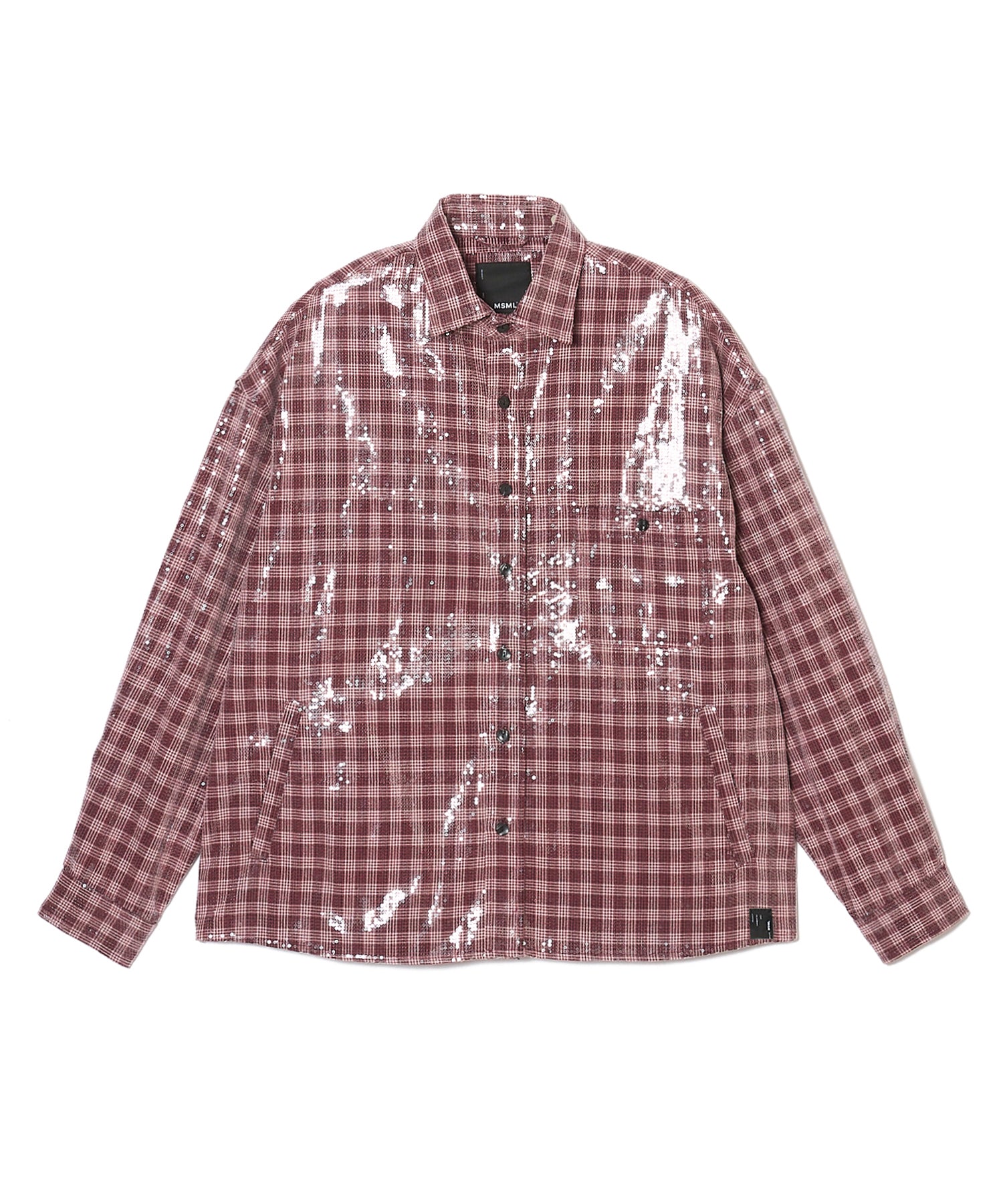 GLITTER WIDE CHECK SHIRT 2