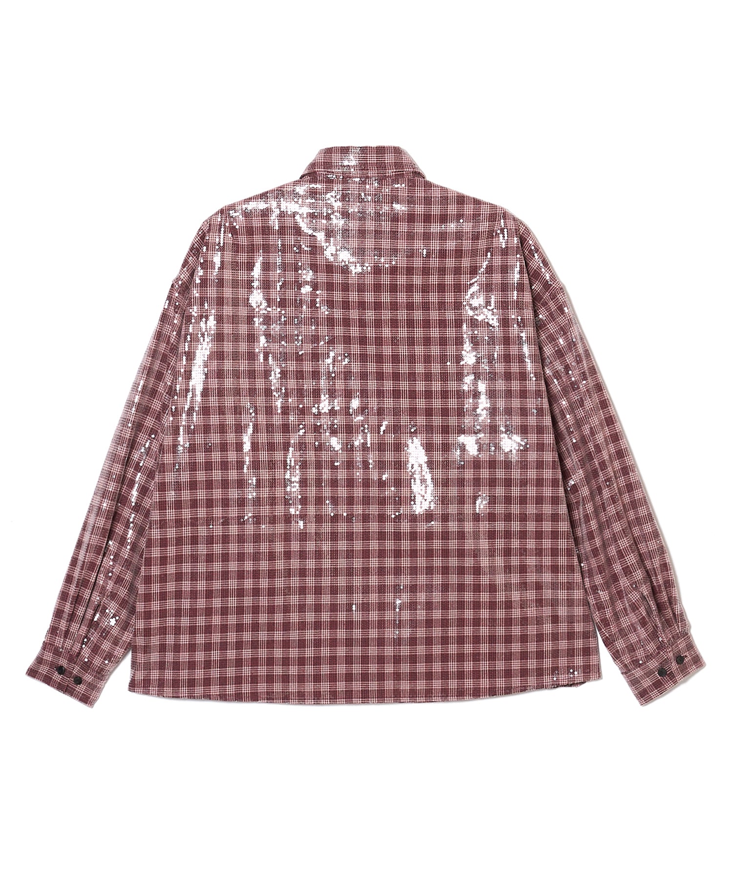 GLITTER WIDE CHECK SHIRT 2