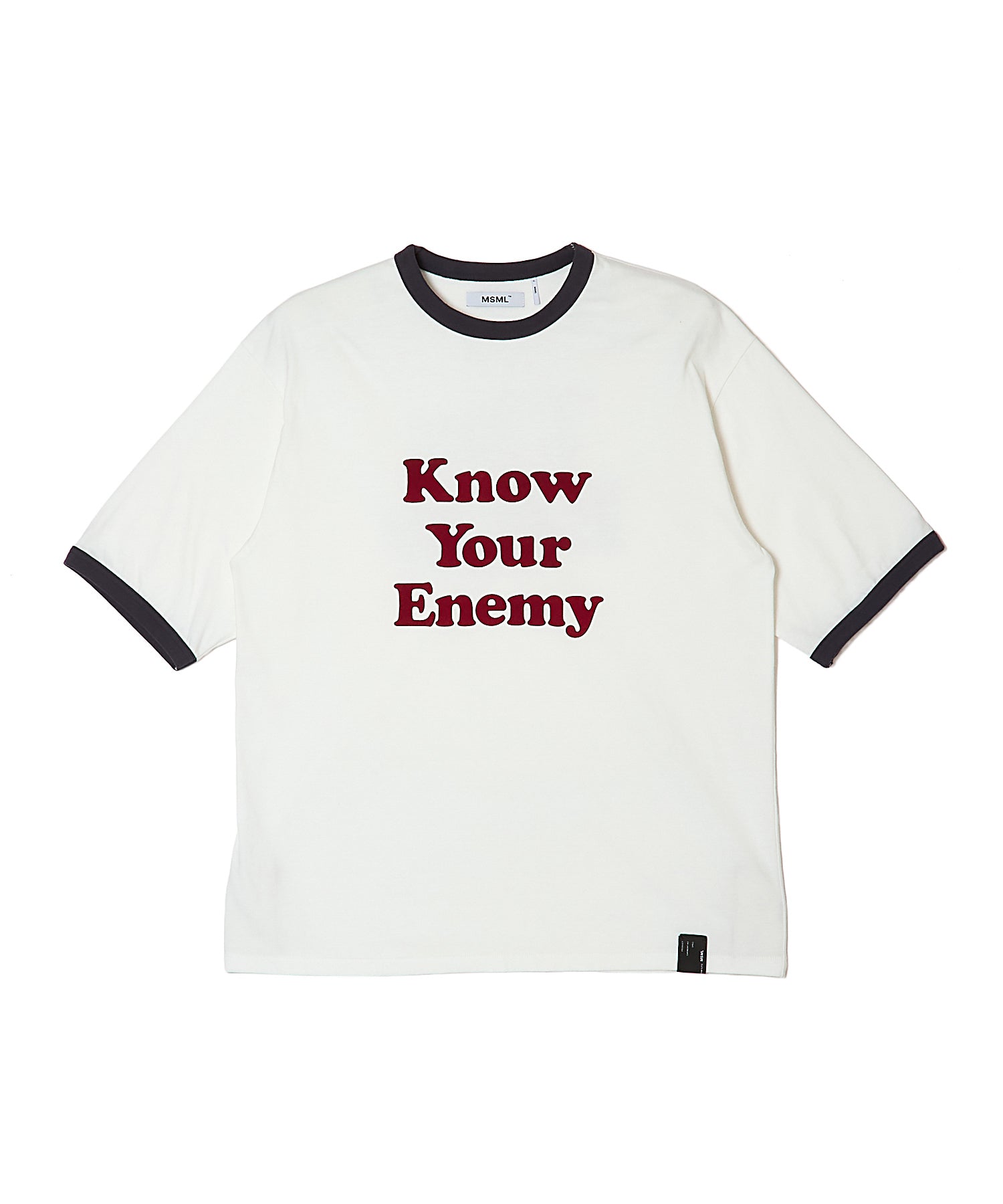 KNOW YOUR ENEMY RINGER T SHIRT