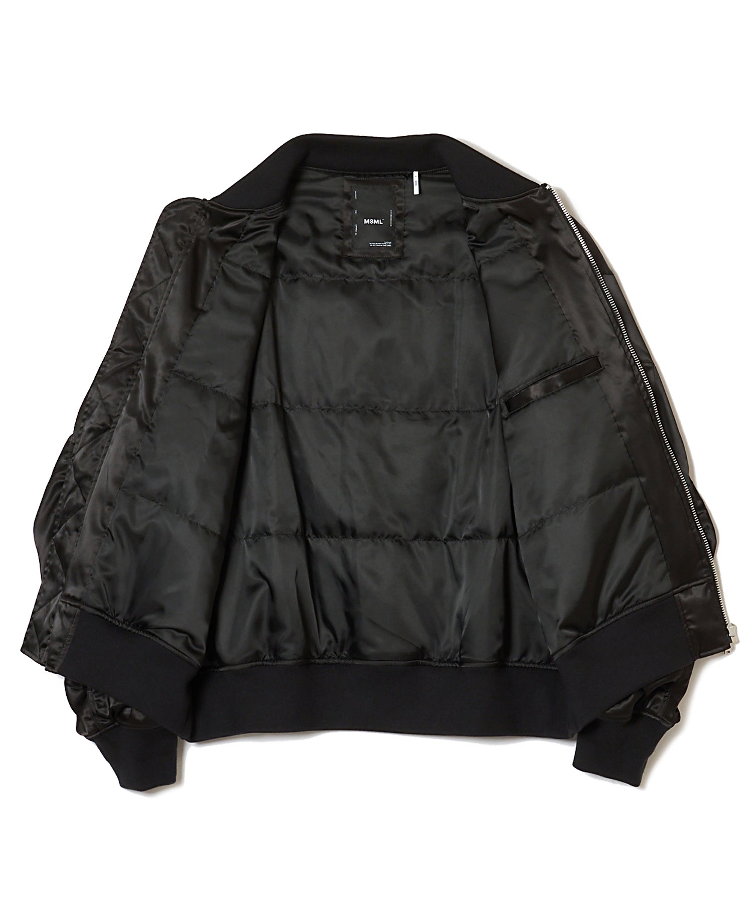 MA1 EMBROIDERY SATIN JACKET