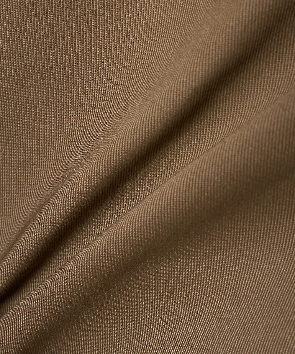 WIDE TC TWILL PANTS WITH DRAWSTRING HEM