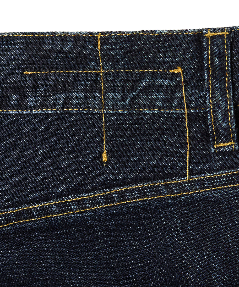 WIDE DENIM PANTS / ONE WASHED